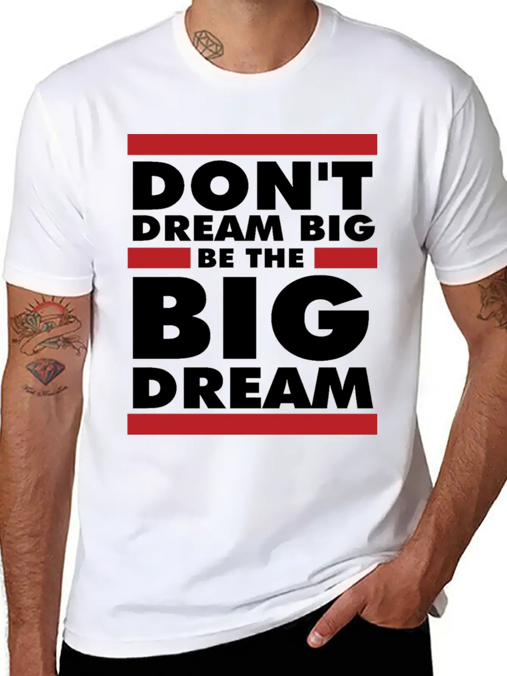 Motivational Design Classic Fit Graphic Tee For Daily Comfort – Unisex Cotton Shirt