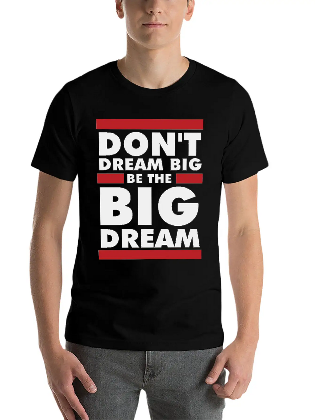 Motivational Design Classic Fit Graphic Tee For Daily Comfort – Unisex Cotton Shirt