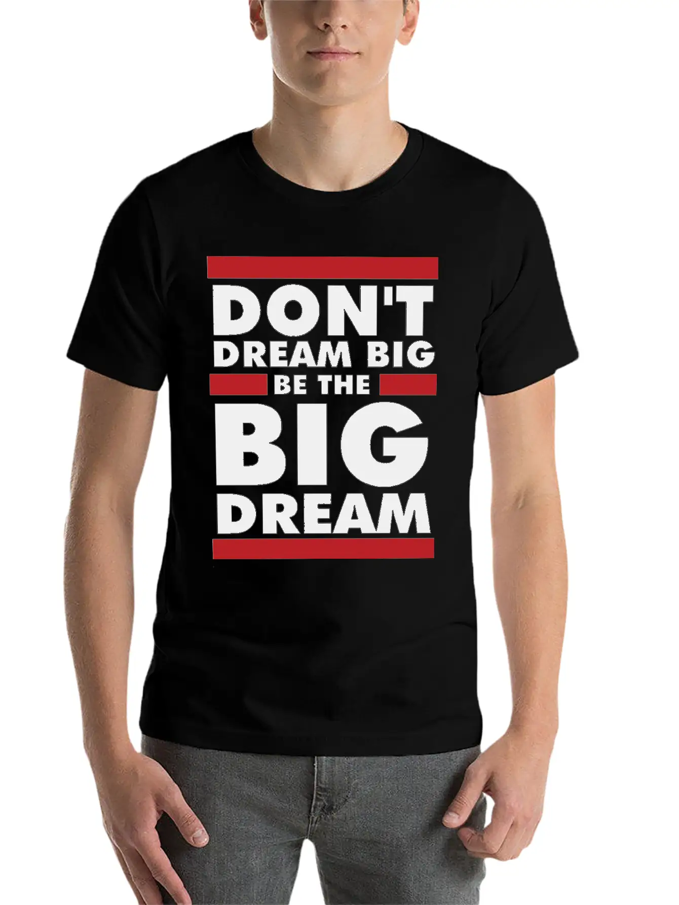 Motivational Design Classic Fit Graphic Tee For Daily Comfort – Unisex Cotton Shirt