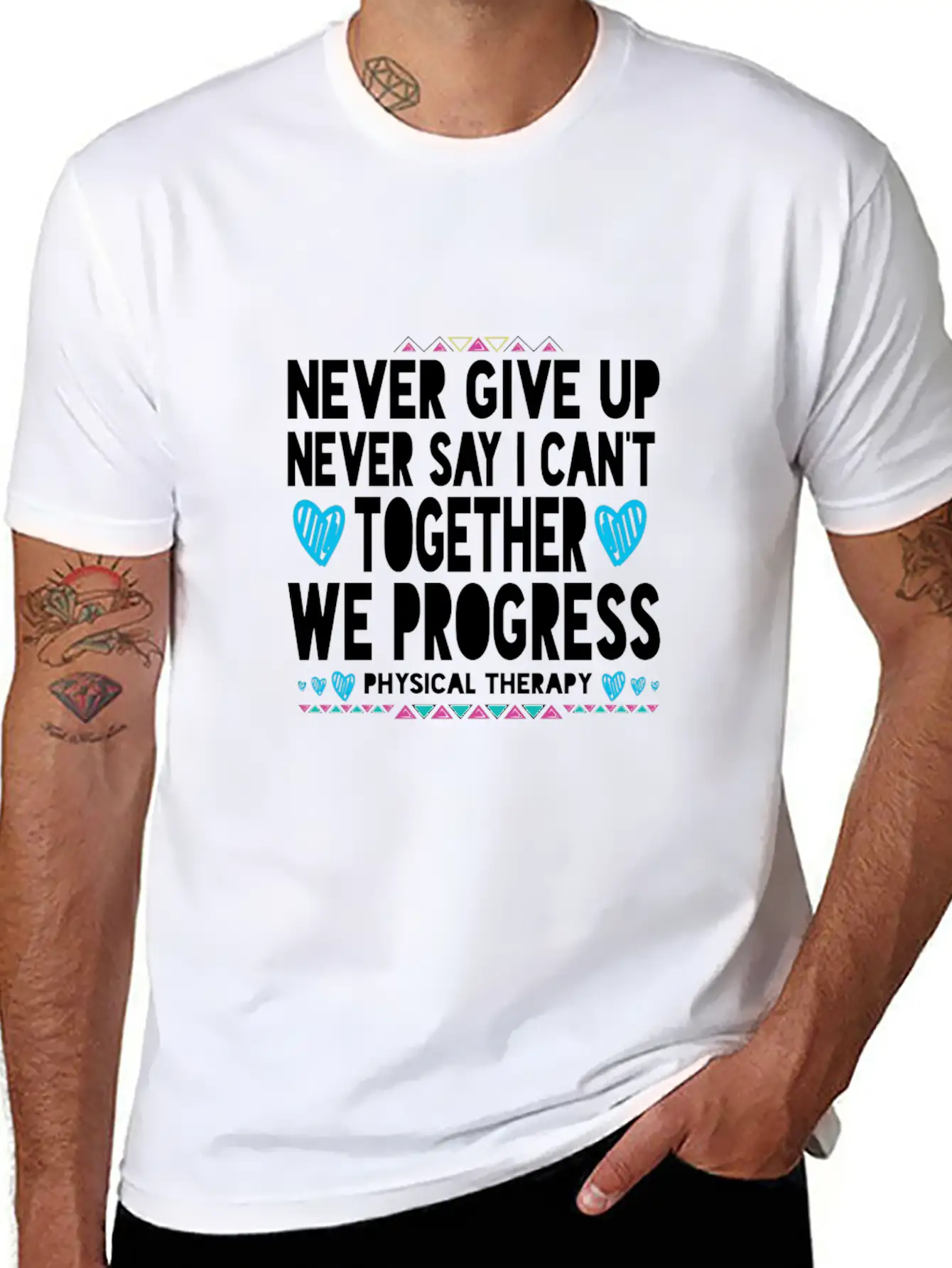 Motivational Physical Therapist Gift Pta Pt Physic Unisex Casual T-Shirt – Clean Design For Daily Comfort