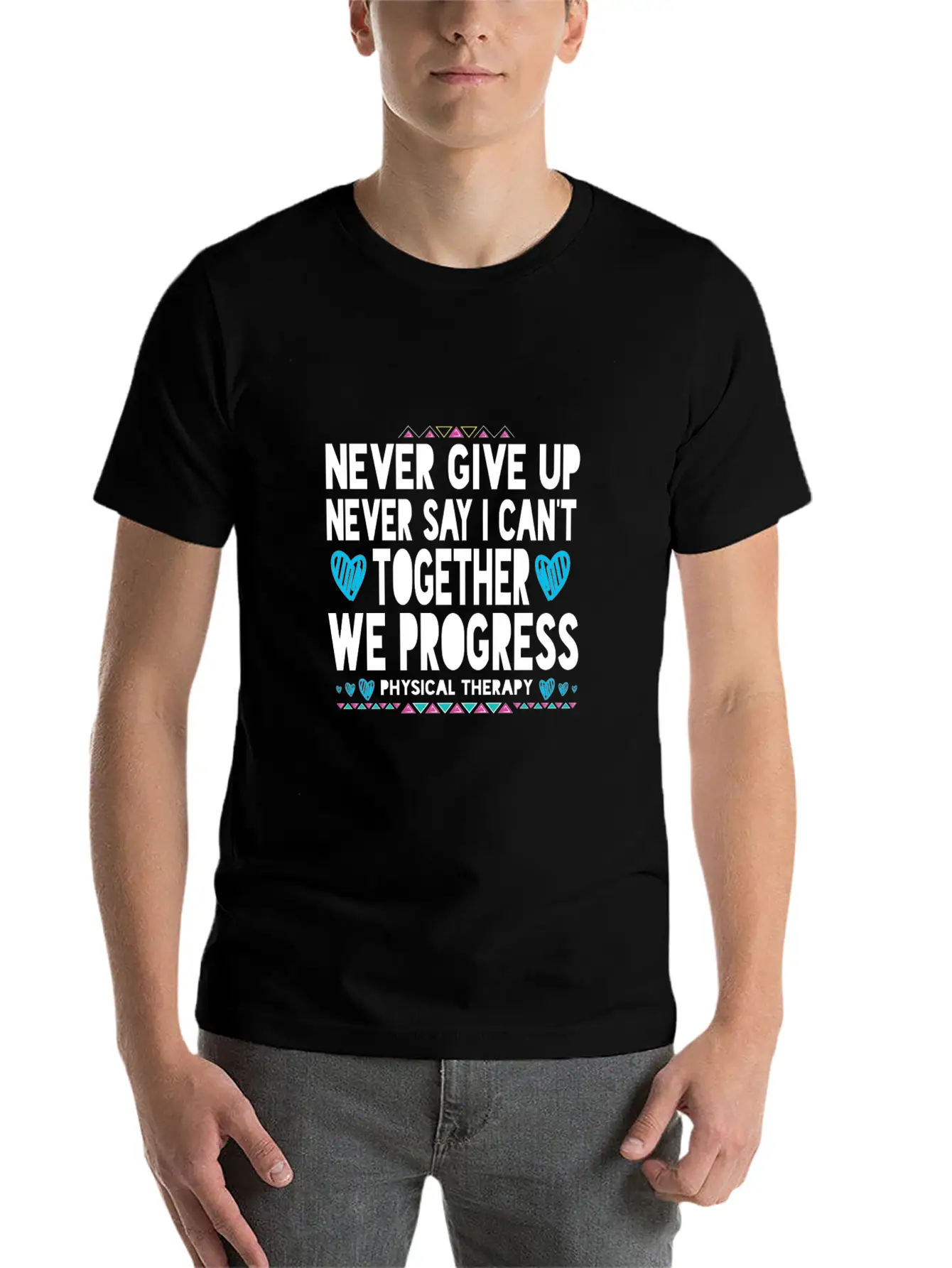 Motivational Physical Therapist Gift Pta Pt Physic Unisex Casual T-Shirt – Clean Design For Daily Comfort