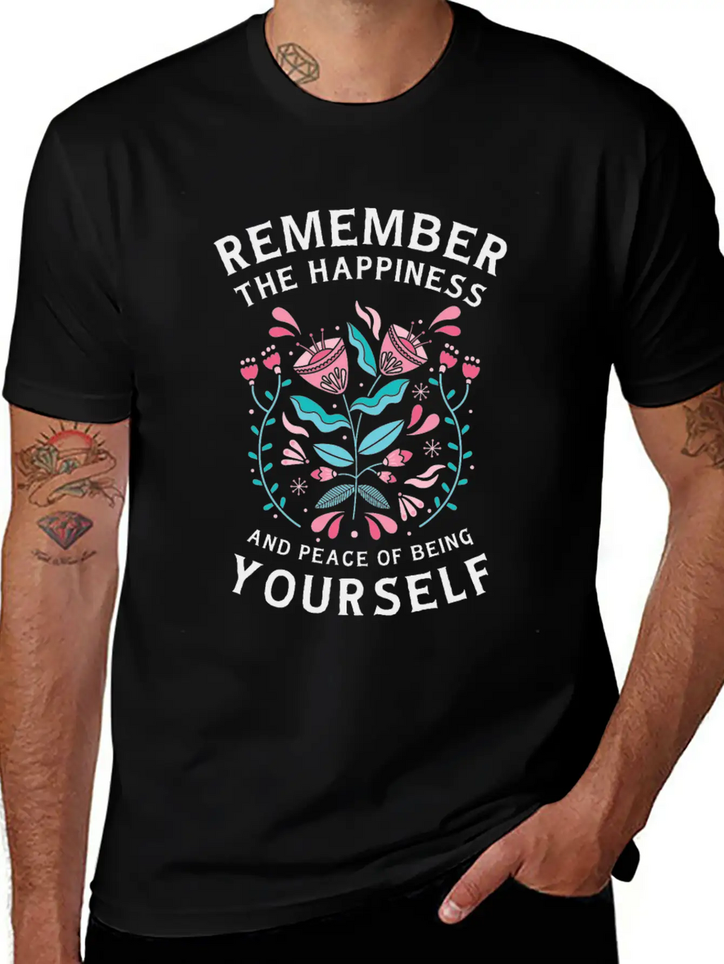 Motivational Self-care People Peace Inspiring Essential Cotton Tee For Daily Outfits – Unisex Style