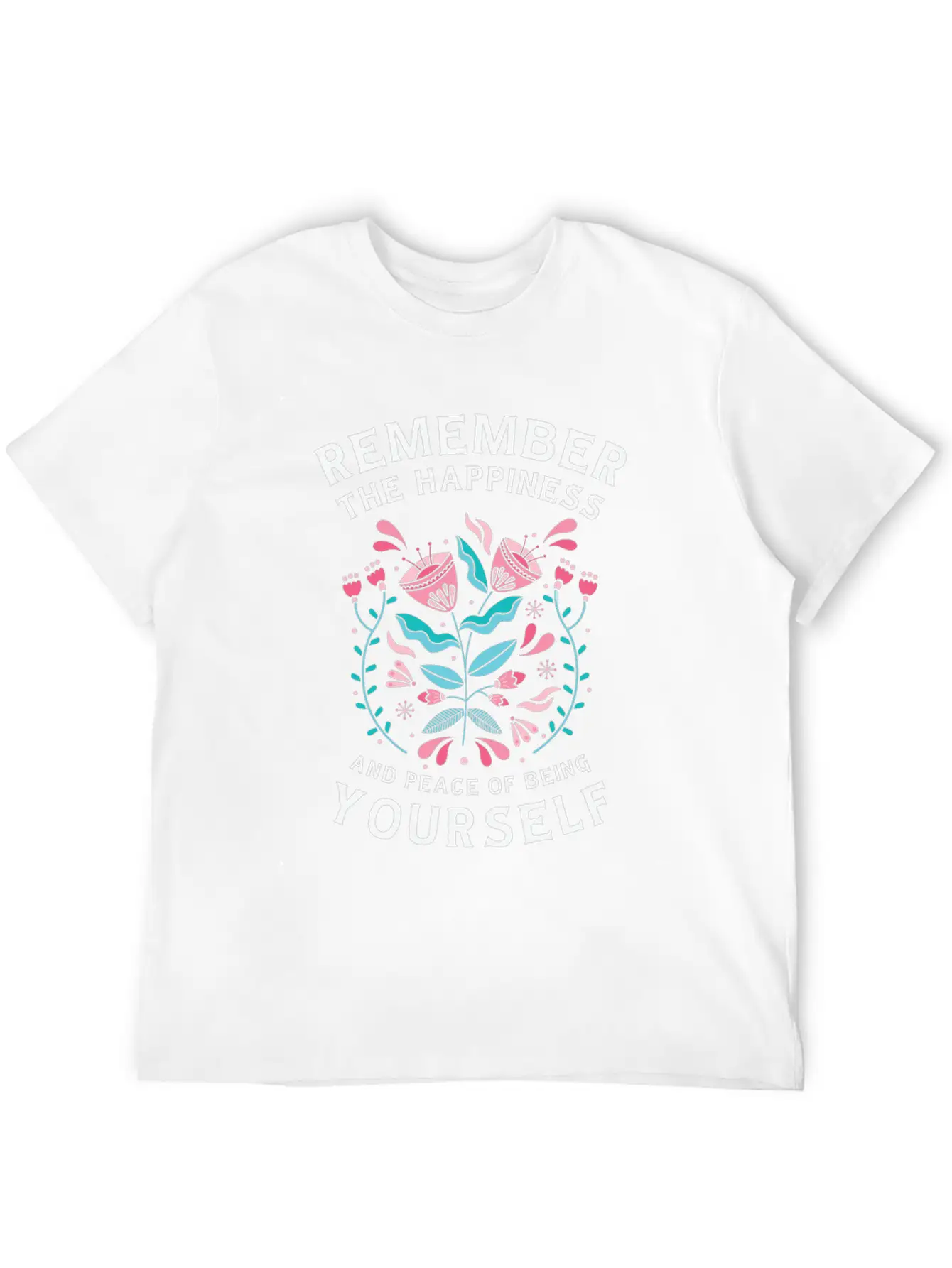 Motivational Self-care People Peace Inspiring Essential Cotton Tee For Daily Outfits – Unisex Style