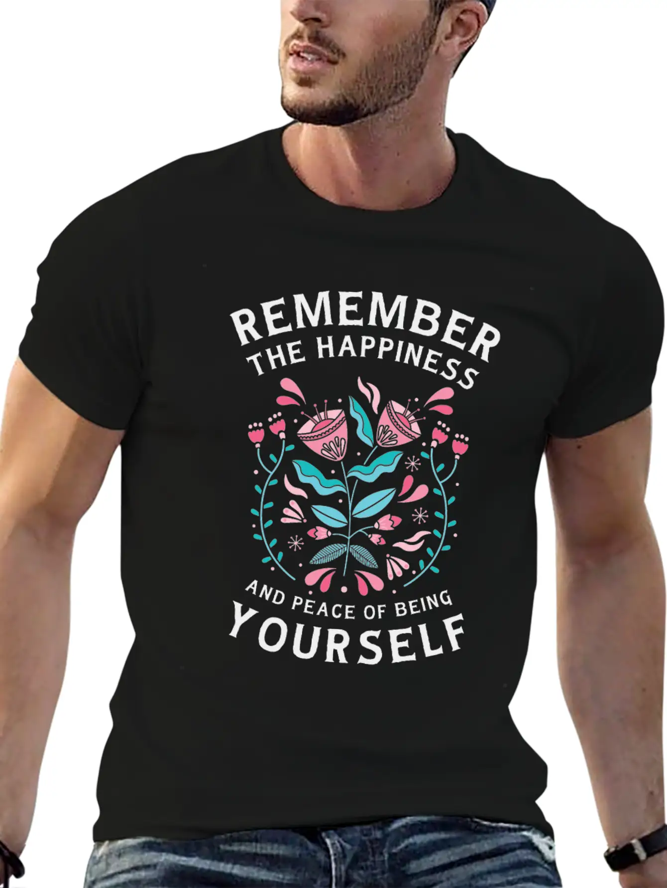 Motivational Self-care People Peace Inspiring Essential Cotton Tee For Daily Outfits – Unisex Style