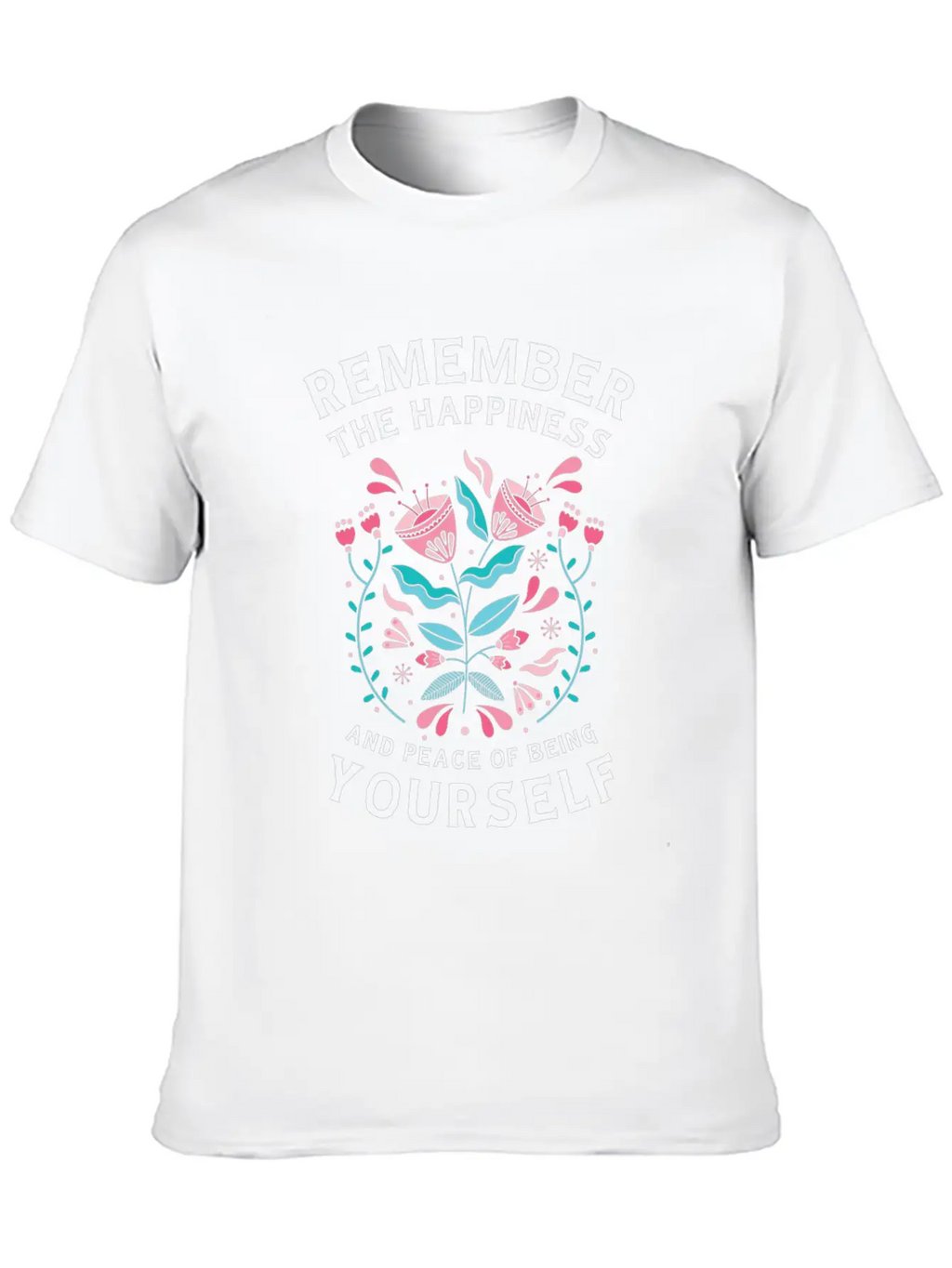 Motivational Self-care People Peace Inspiring Essential Cotton Tee For Daily Outfits – Unisex Style