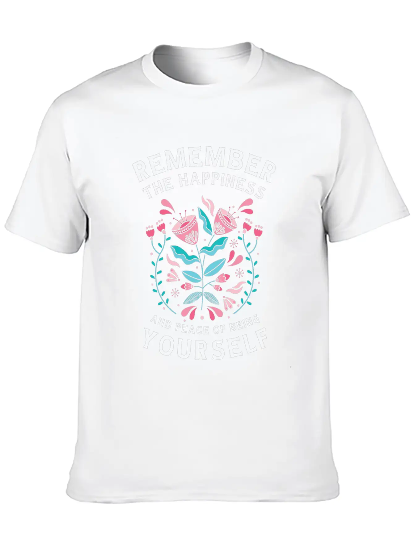 Motivational Self-care People Peace Inspiring Essential Cotton Tee For Daily Outfits – Unisex Style