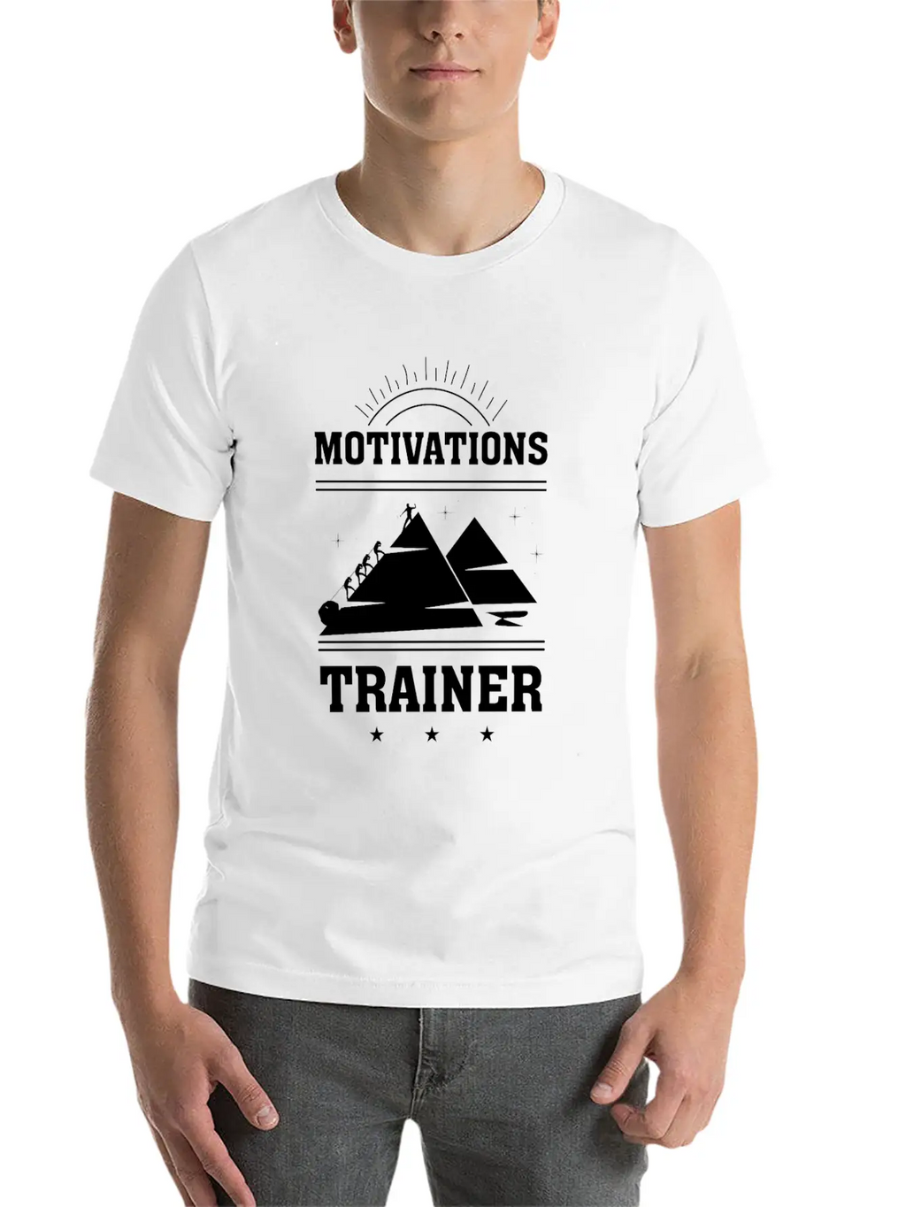 Motivational Speaker Unisex Casual T-Shirt – Clean Design For Daily Comfort