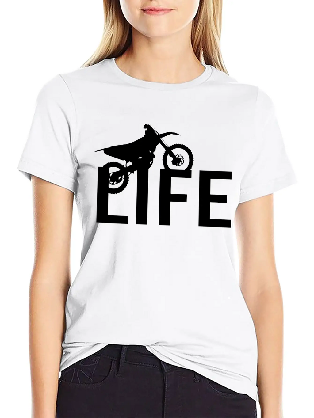 Motocross Life Mud Life Offroad 4x4 Dirtbike Breathable Soft Cotton T-Shirt – Timeless Casual Look