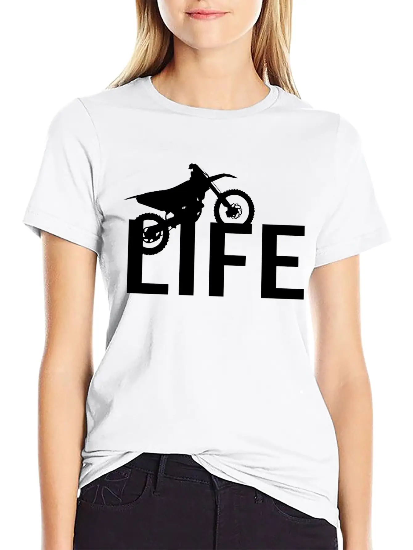 Motocross Life Mud Life Offroad 4x4 Dirtbike Breathable Soft Cotton T-Shirt – Timeless Casual Look