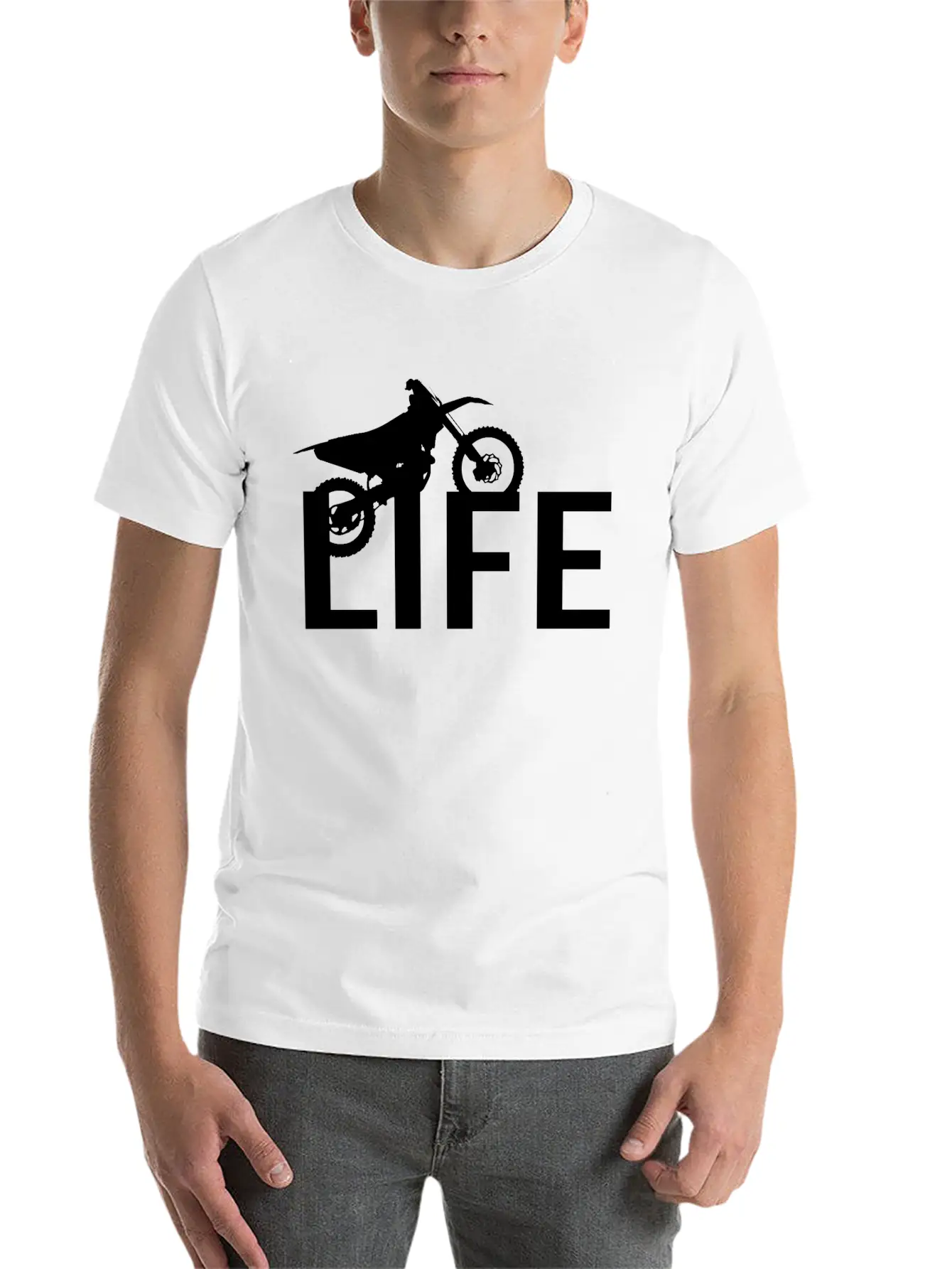 Motocross Life Mud Life Offroad 4x4 Dirtbike Breathable Soft Cotton T-Shirt – Timeless Casual Look