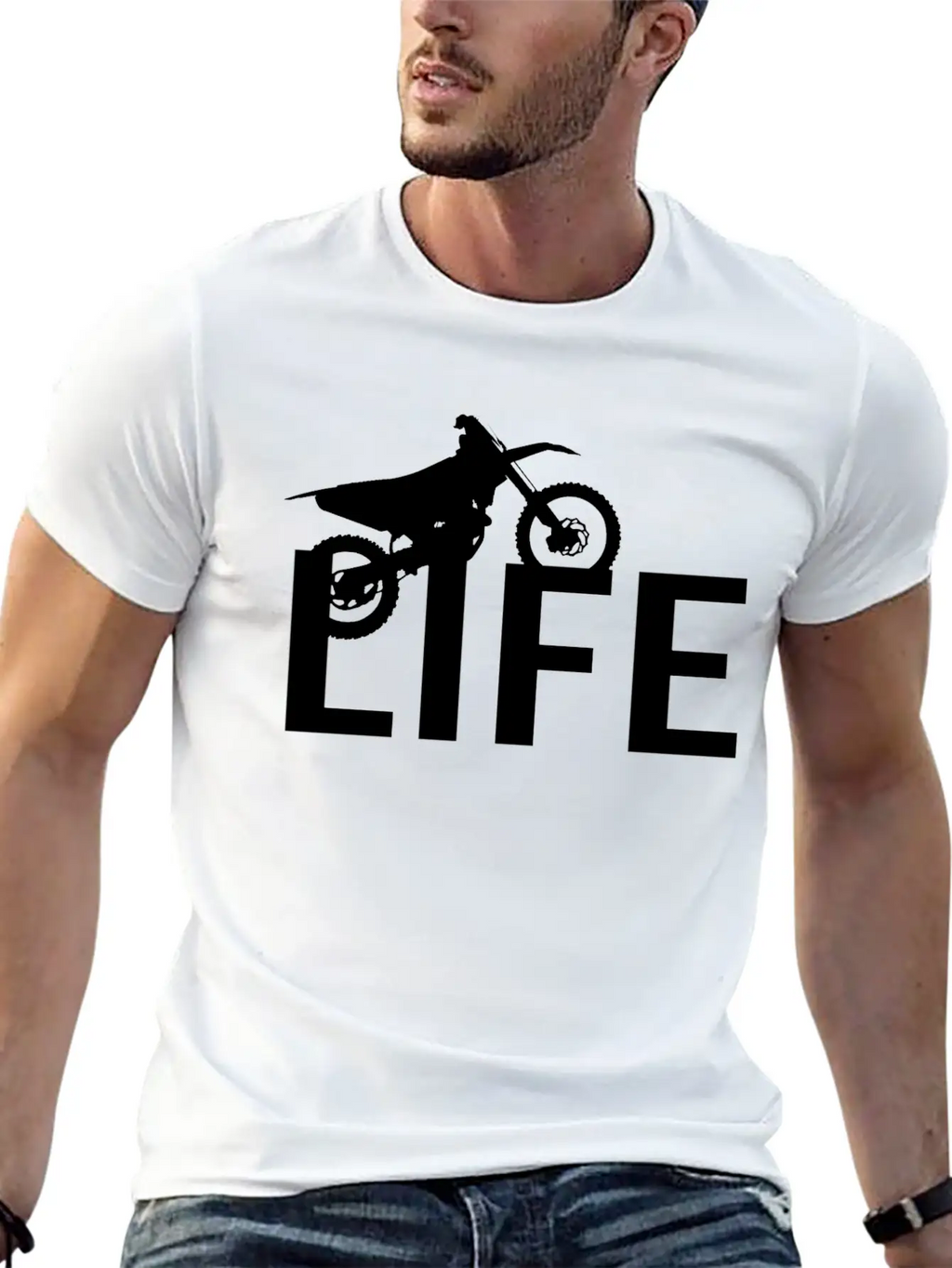 Motocross Life Mud Life Offroad 4x4 Dirtbike Breathable Soft Cotton T-Shirt – Timeless Casual Look