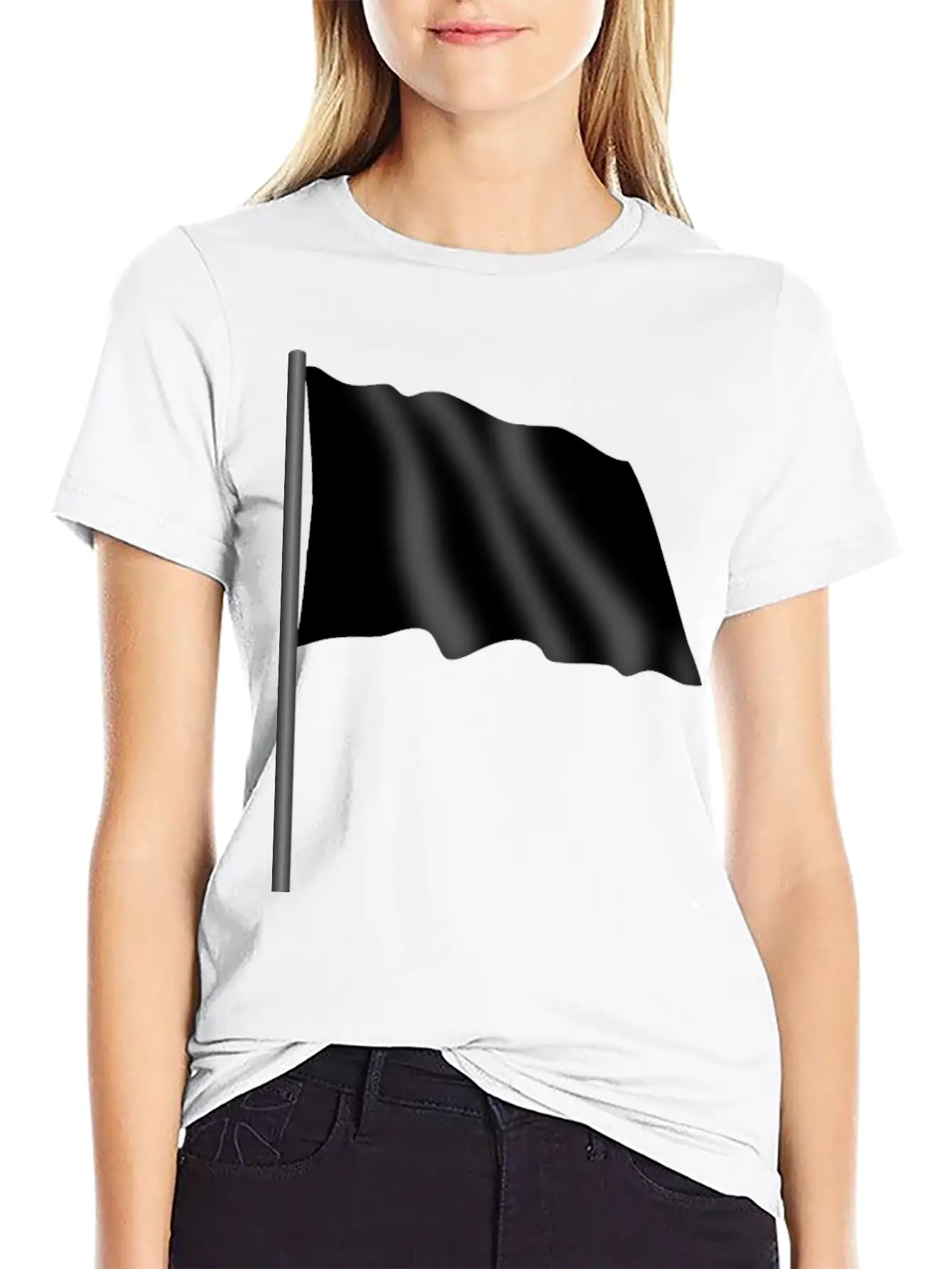 Motor Racing Flag 4 Black Flag Unisex Casual T-Shirt – Clean Design For Daily Comfort