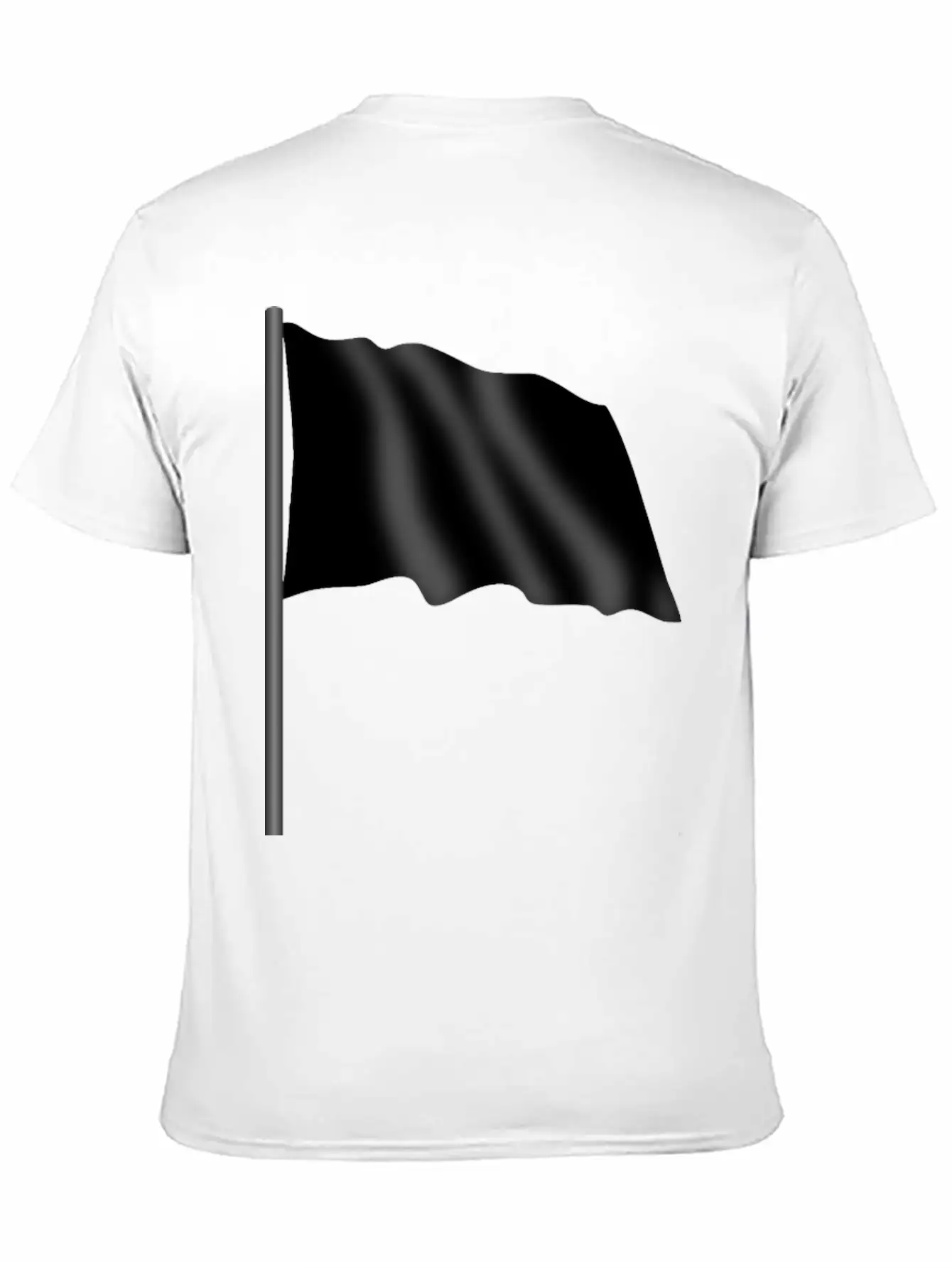 Motor Racing Flag 4 Black Flag Unisex Casual T-Shirt – Clean Design For Daily Comfort