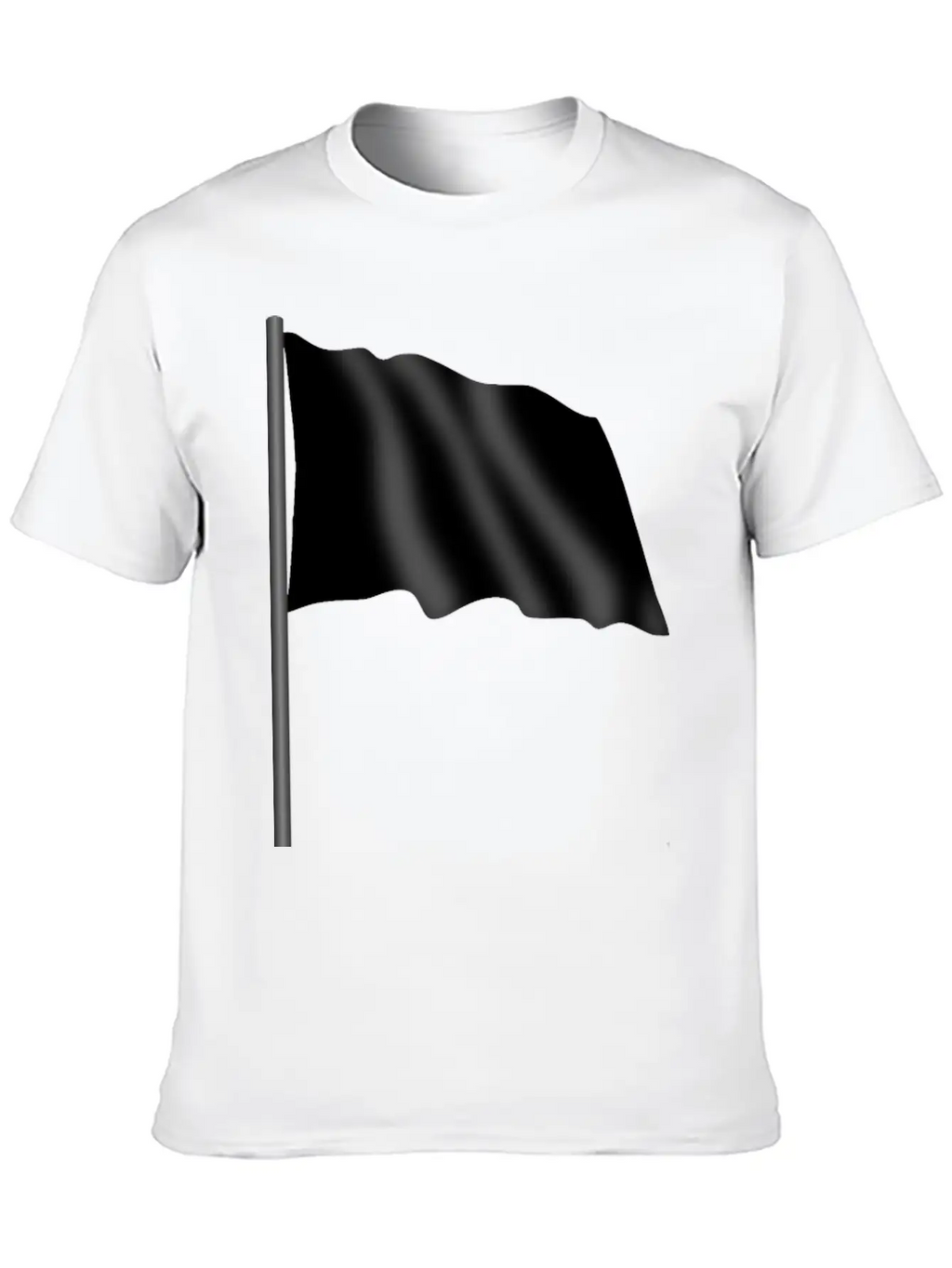 Motor Racing Flag 4 Black Flag Unisex Casual T-Shirt – Clean Design For Daily Comfort