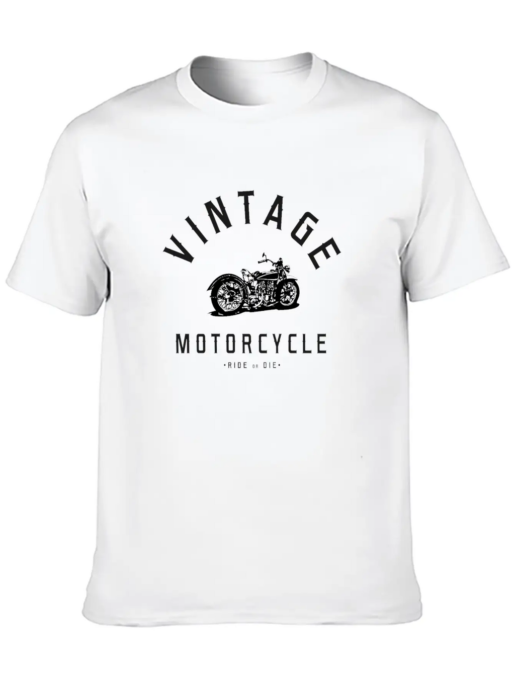 Motorrad Vintage Chopper Cruiser Stylish Everyday T-Shirt – Unisex Basic Cotton Tee