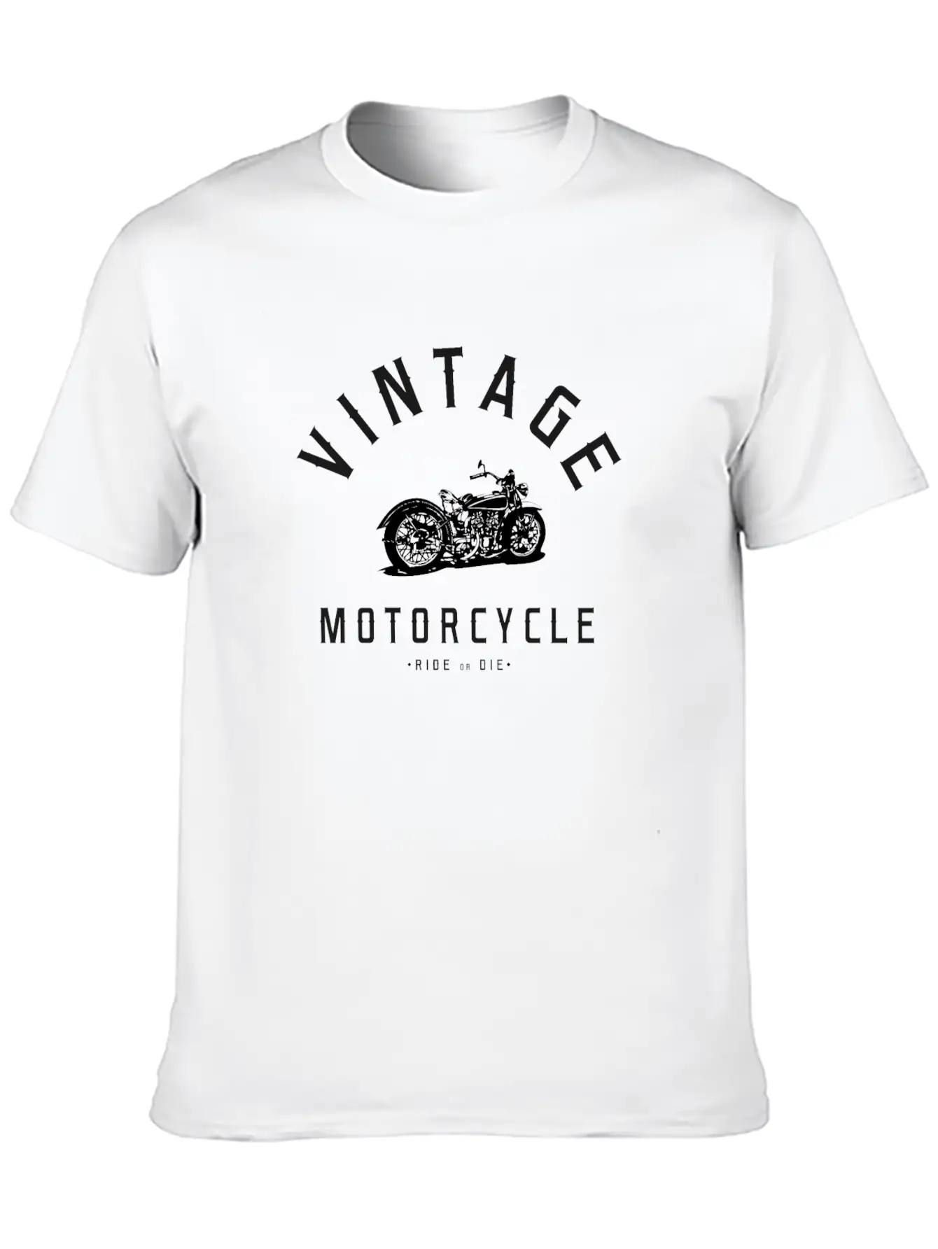 Motorrad Vintage Chopper Cruiser Stylish Everyday T-Shirt – Unisex Basic Cotton Tee