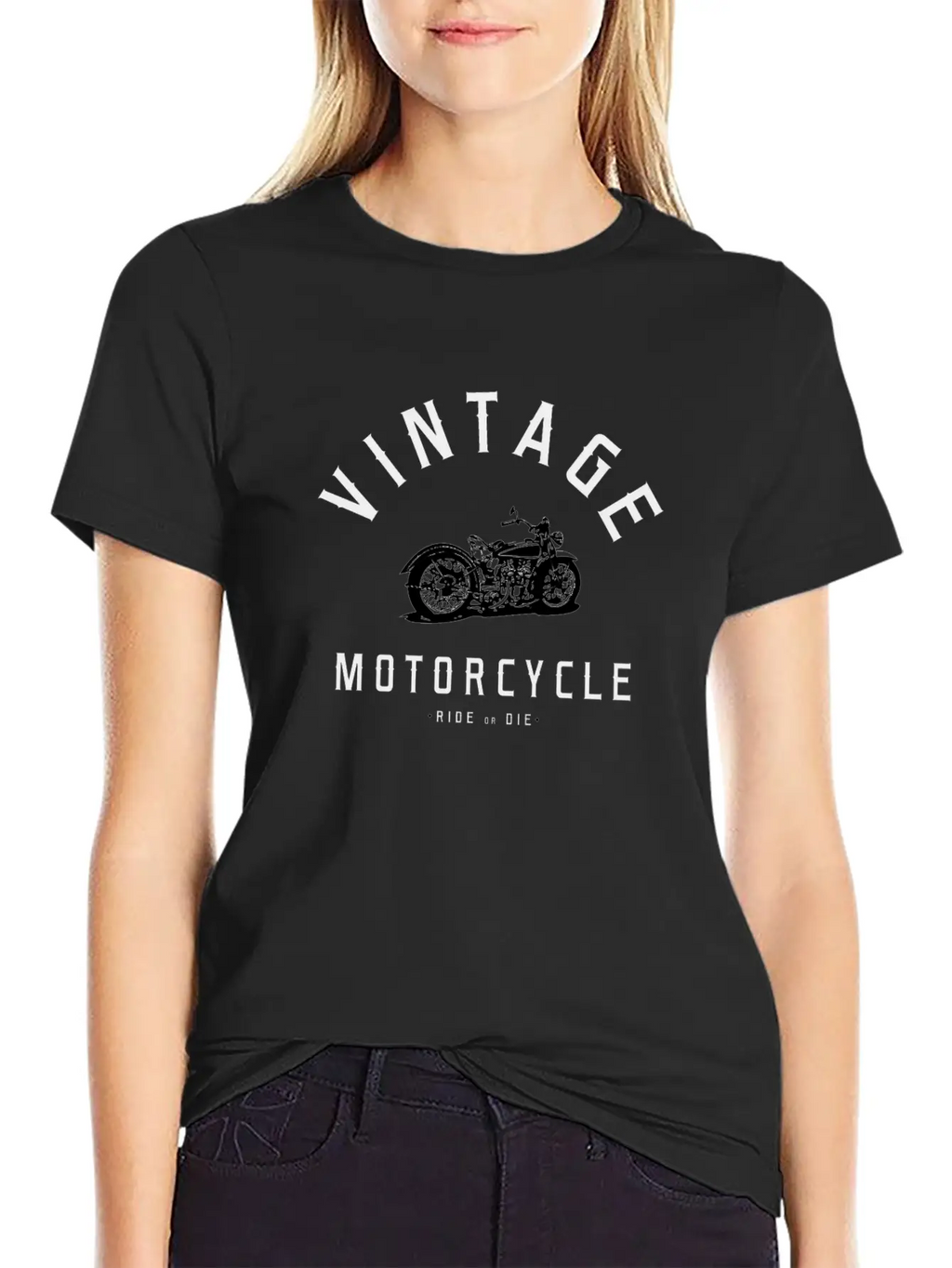 Motorrad Vintage Chopper Cruiser Stylish Everyday T-Shirt – Unisex Basic Cotton Tee