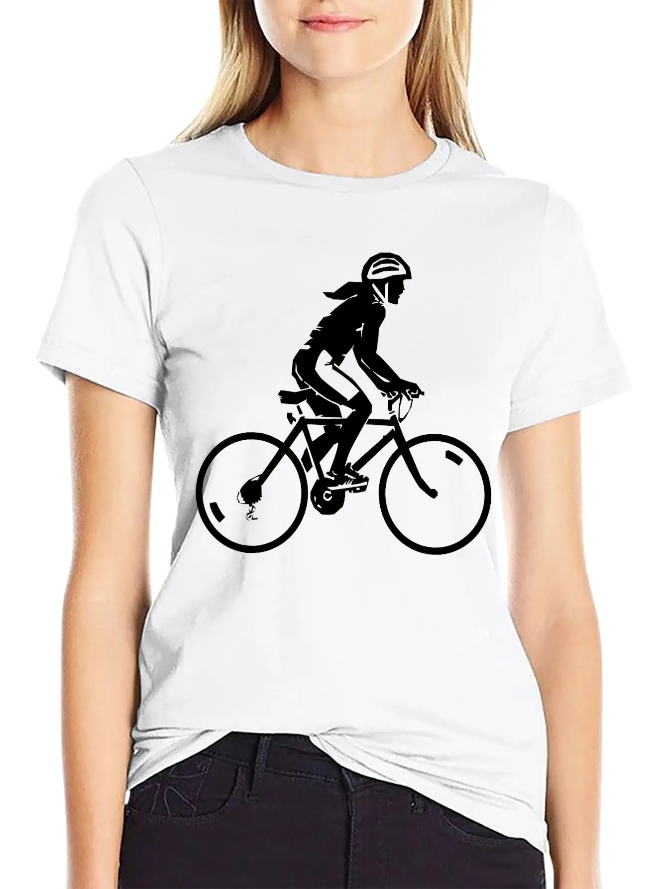 Mountain Bike Rider Cycling Stylish Everyday T-Shirt – Unisex Basic Cotton Tee