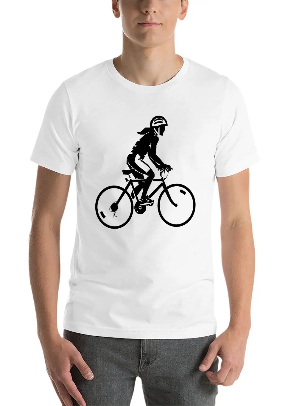 Mountain Bike Rider Cycling Stylish Everyday T-Shirt – Unisex Basic Cotton Tee