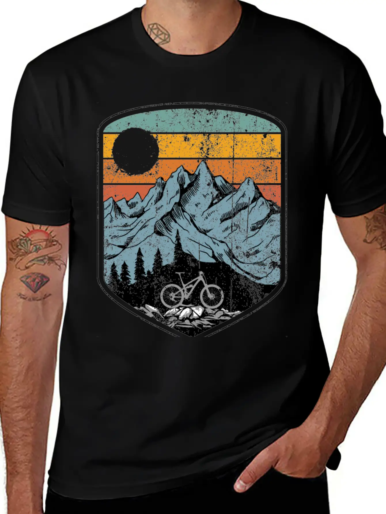 Mountain Bike Unisex Casual T-Shirt – Clean Design For Daily Comfort