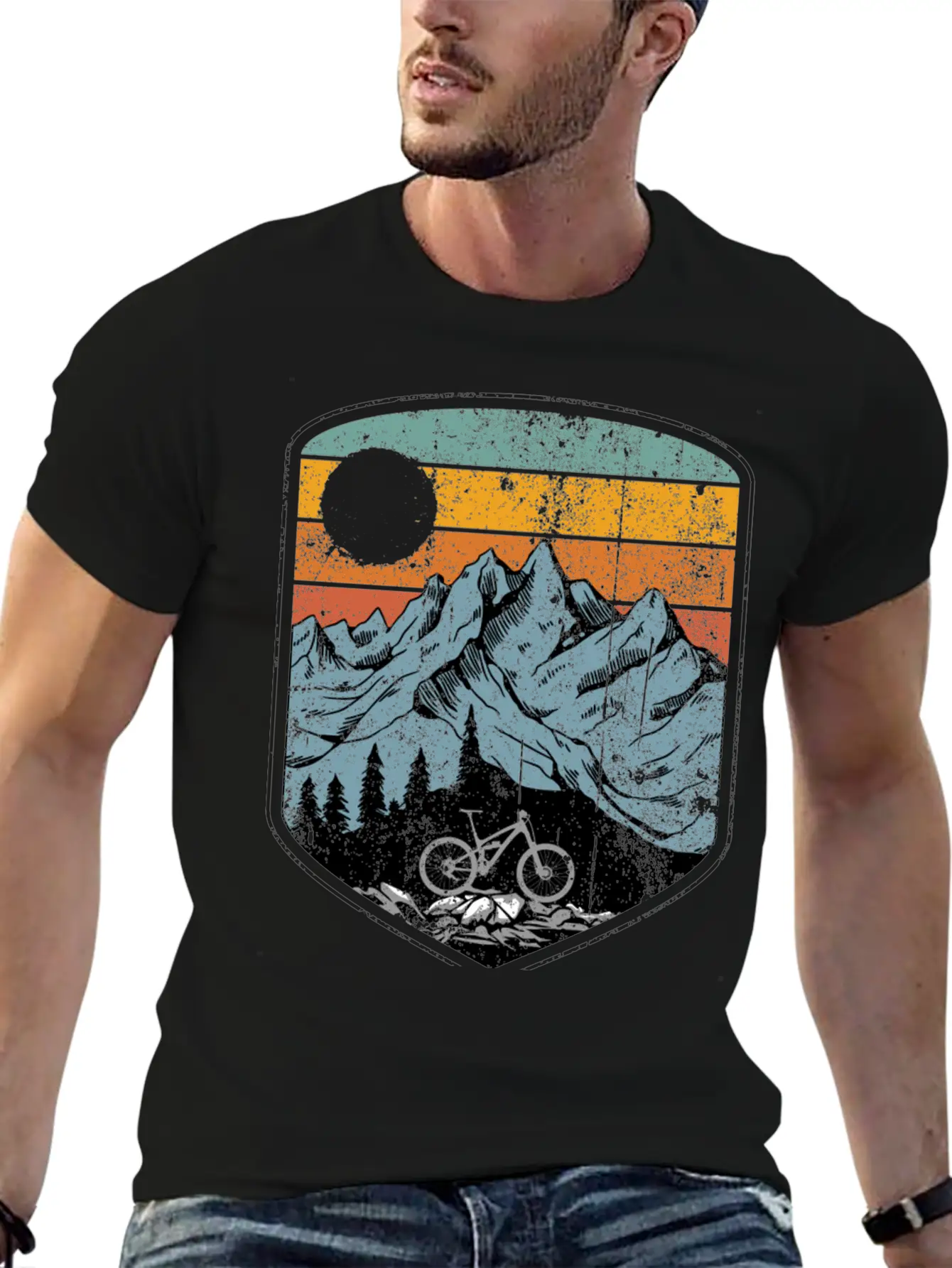 Mountain Bike Unisex Casual T-Shirt – Clean Design For Daily Comfort