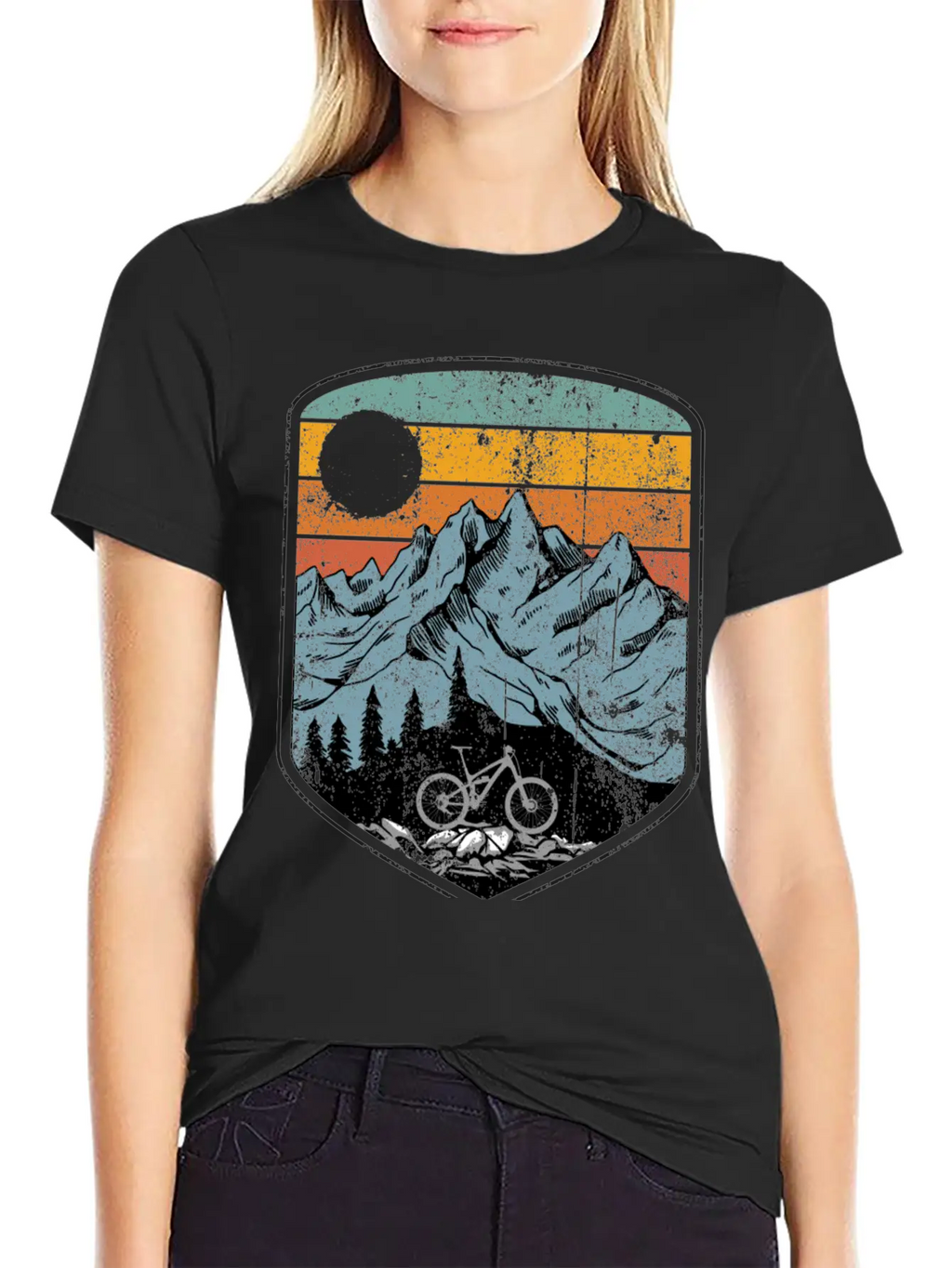 Mountain Bike Unisex Casual T-Shirt – Clean Design For Daily Comfort
