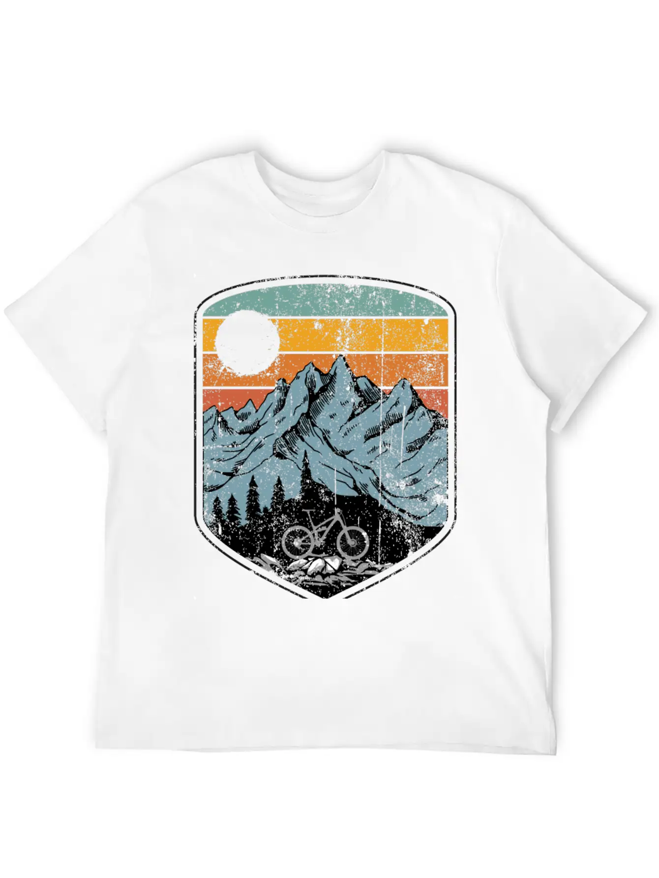 Mountain Bike Unisex Casual T-Shirt – Clean Design For Daily Comfort
