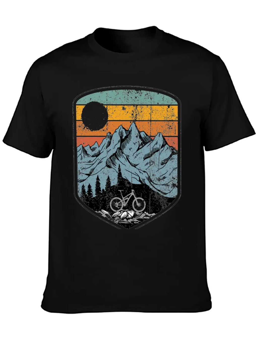 Mountain Bike Unisex Casual T-Shirt – Clean Design For Daily Comfort