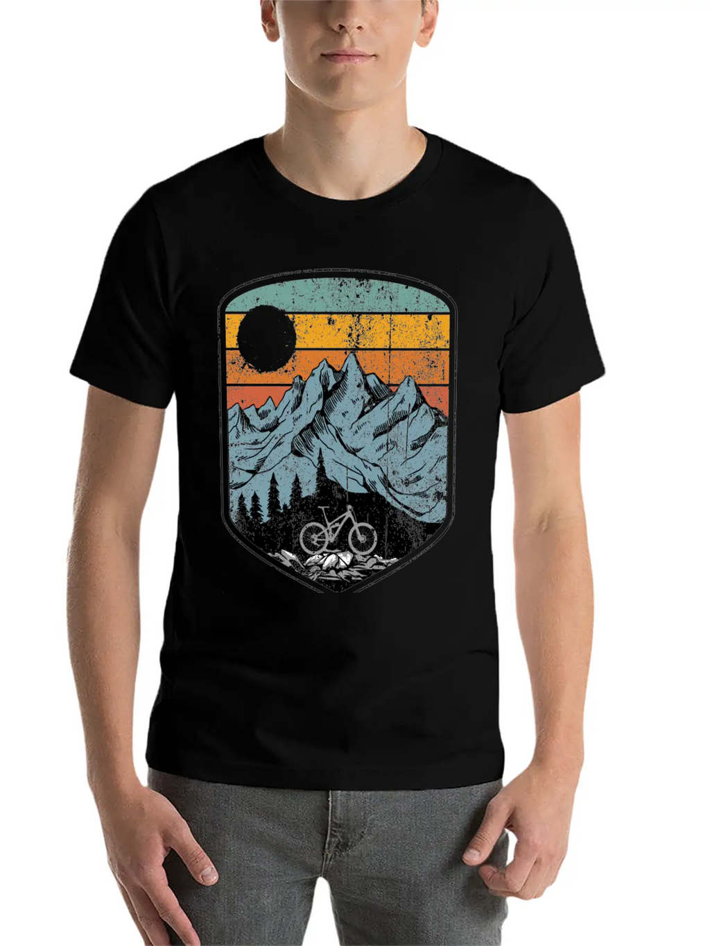 Mountain Bike Unisex Casual T-Shirt – Clean Design For Daily Comfort
