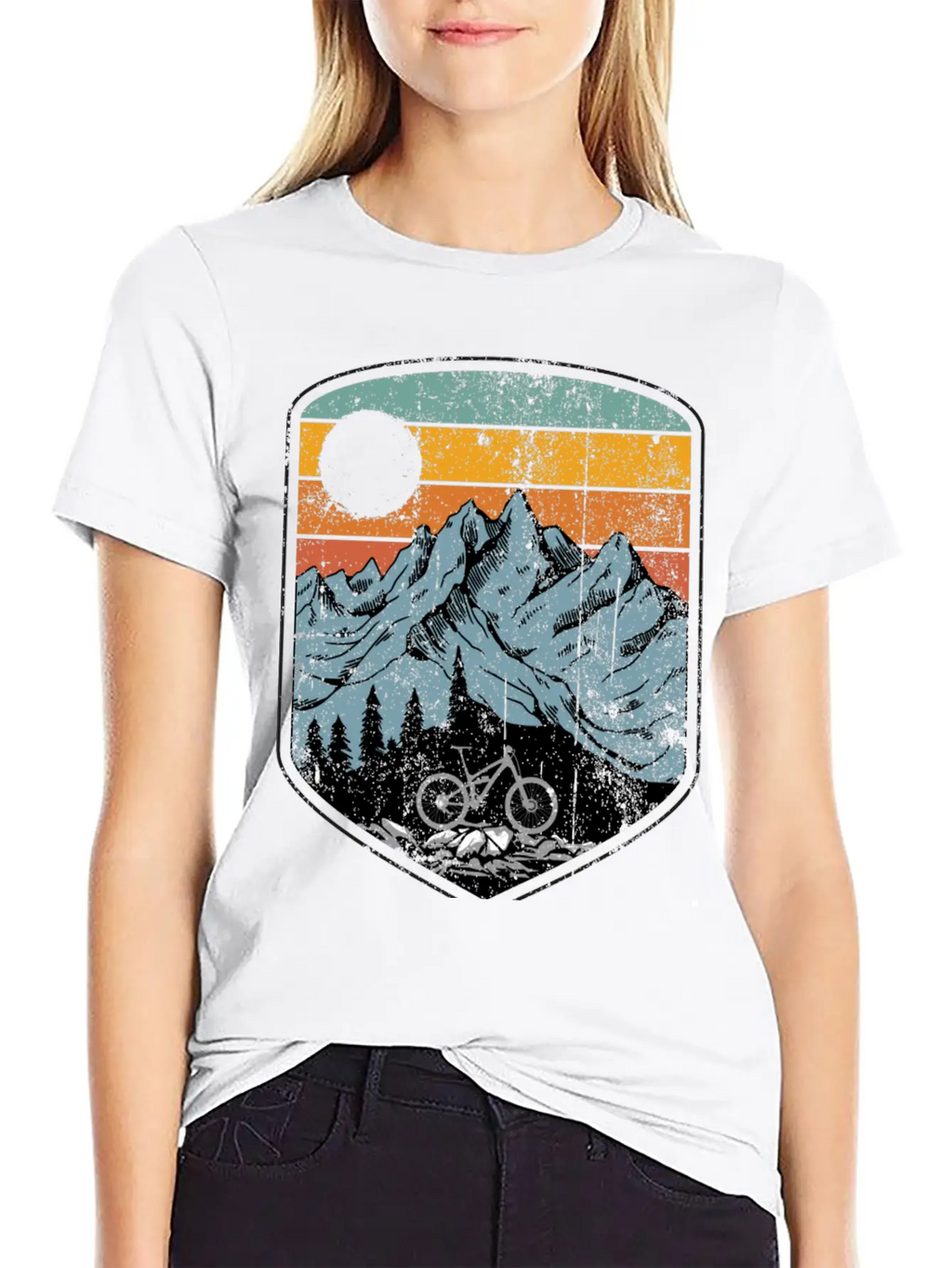 Mountain Bike Unisex Casual T-Shirt – Clean Design For Daily Comfort