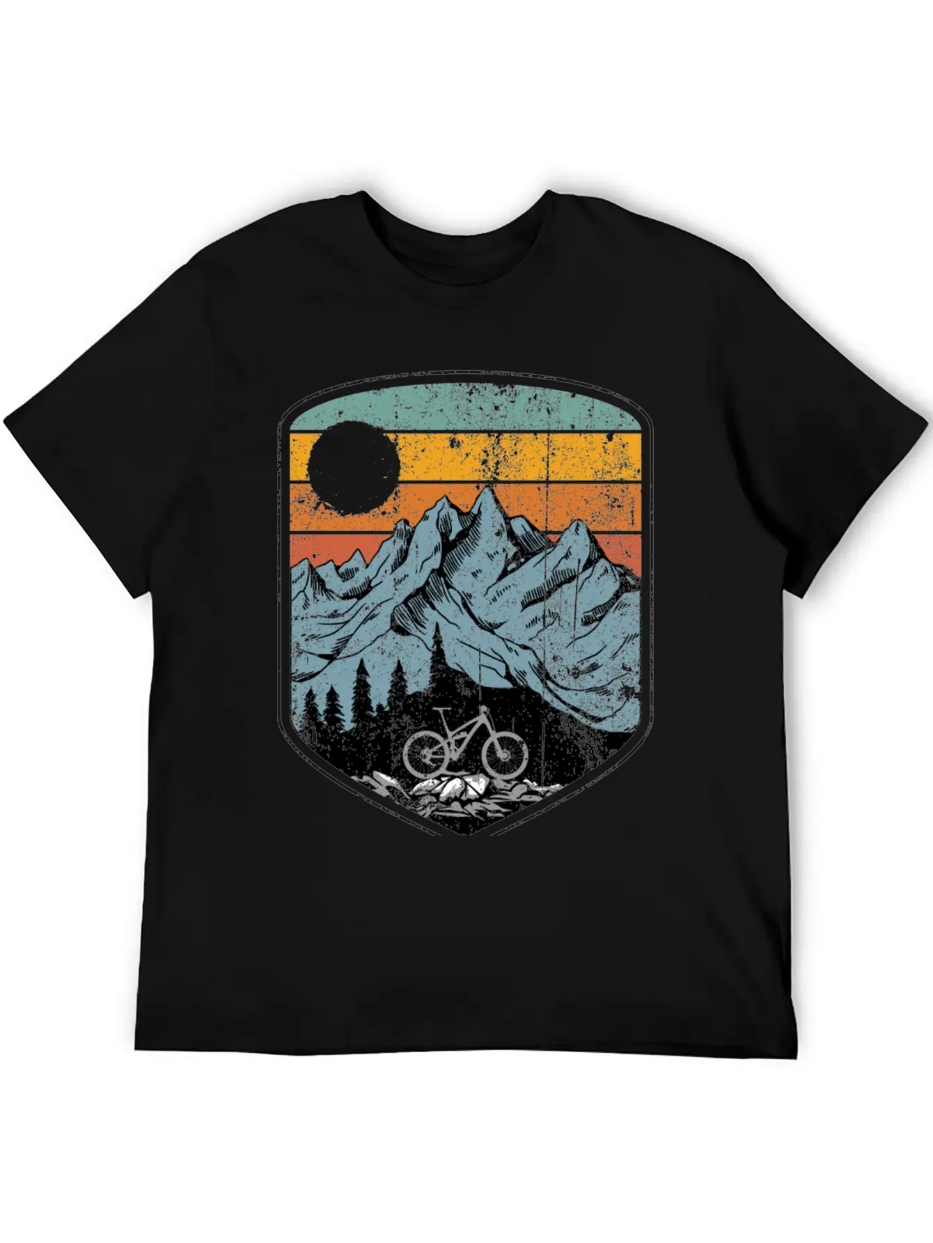 Mountain Bike Unisex Casual T-Shirt – Clean Design For Daily Comfort