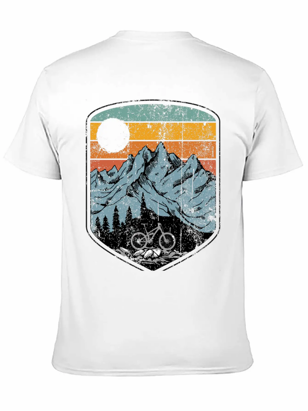 Mountain Bike Unisex Casual T-Shirt – Clean Design For Daily Comfort