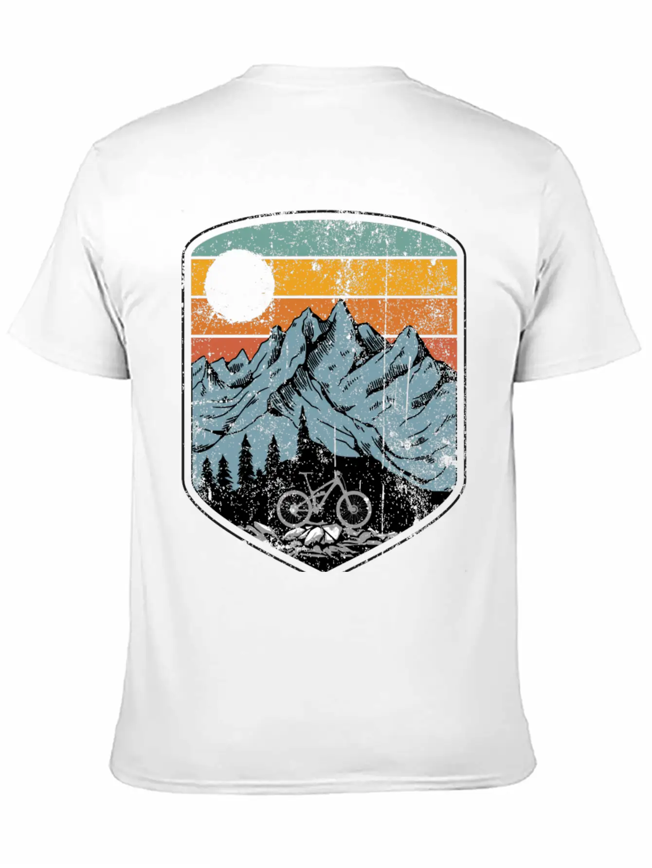 Mountain Bike Unisex Casual T-Shirt – Clean Design For Daily Comfort