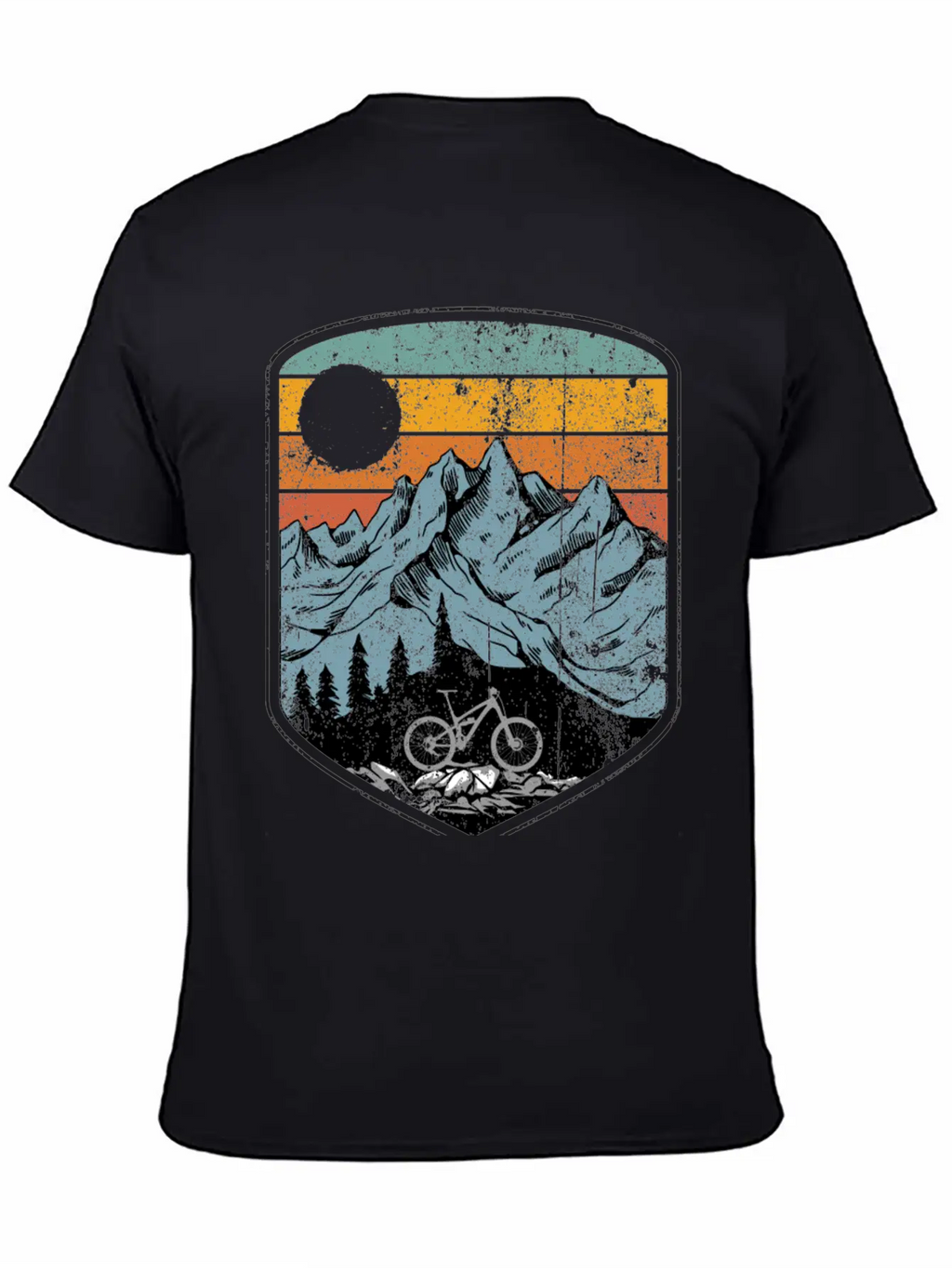 Mountain Bike Unisex Casual T-Shirt – Clean Design For Daily Comfort