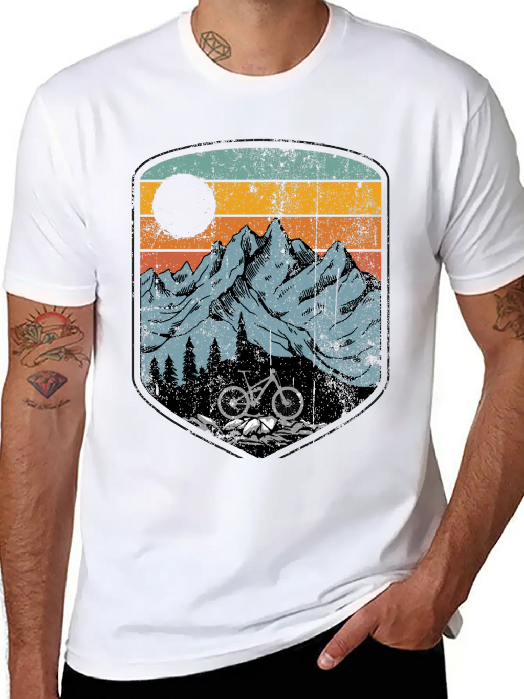 Mountain Bike Unisex Casual T-Shirt – Clean Design For Daily Comfort