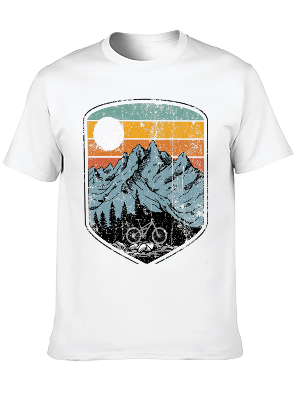 Mountain Bike Unisex Casual T-Shirt – Clean Design For Daily Comfort
