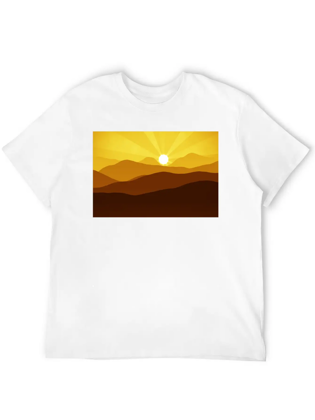 Mountain Breathable Graphic T-Shirt – Perfect For Casual Days