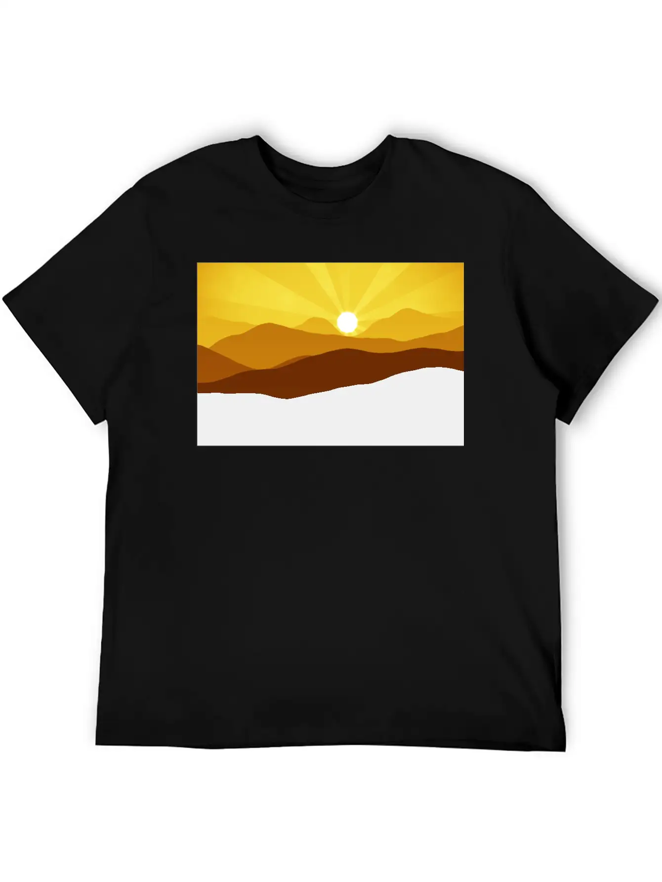 Mountain Breathable Graphic T-Shirt – Perfect For Casual Days