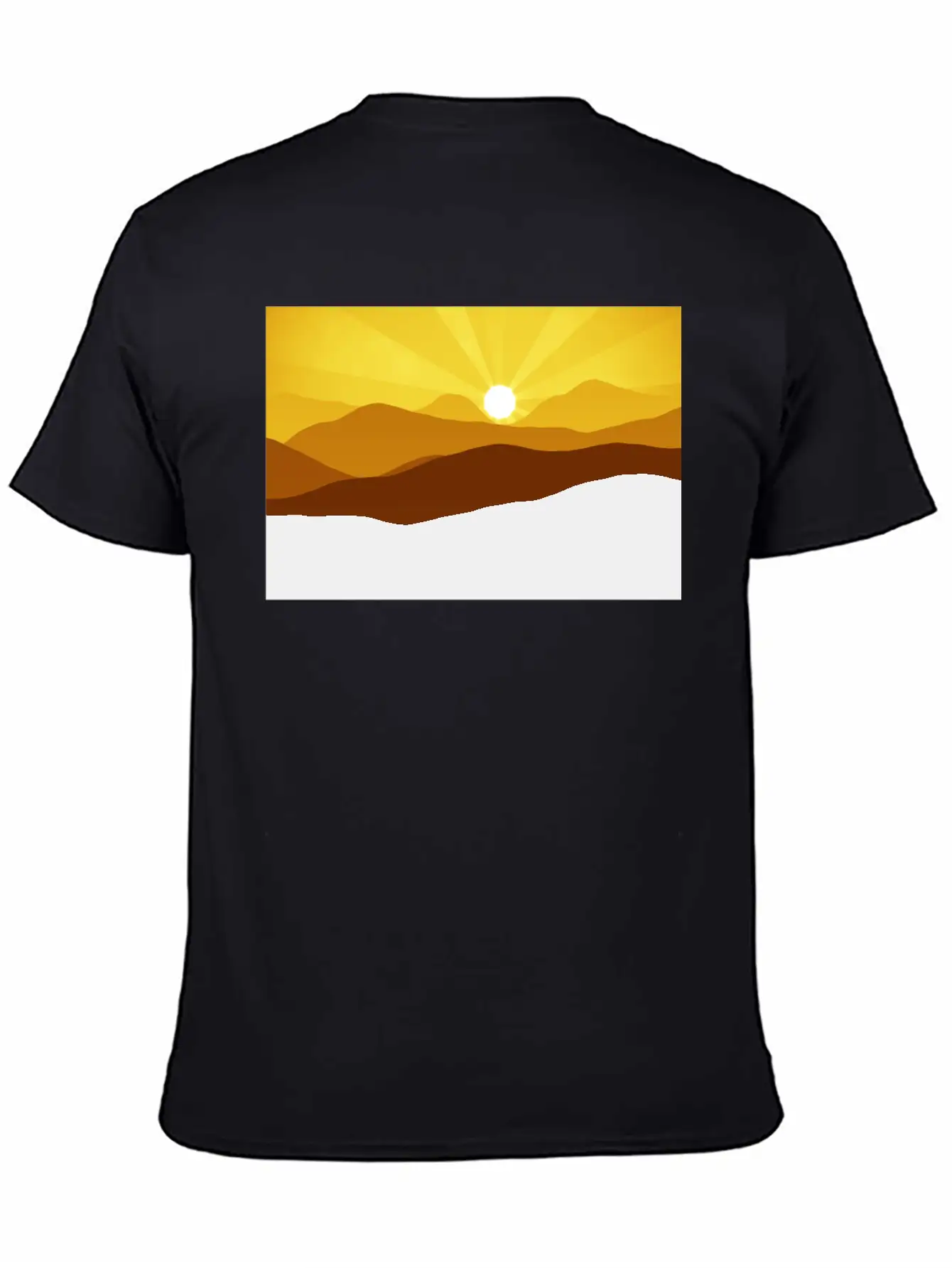 Mountain Breathable Graphic T-Shirt – Perfect For Casual Days