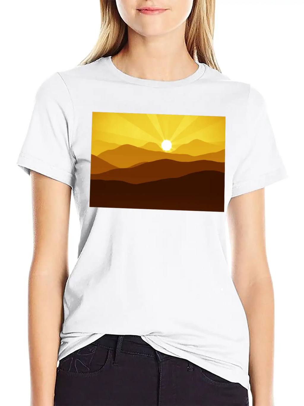 Mountain Breathable Graphic T-Shirt – Perfect For Casual Days