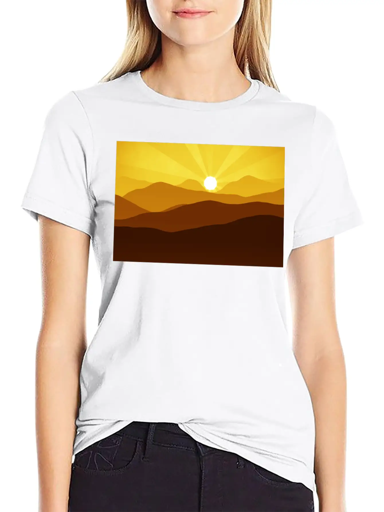 Mountain Breathable Graphic T-Shirt – Perfect For Casual Days