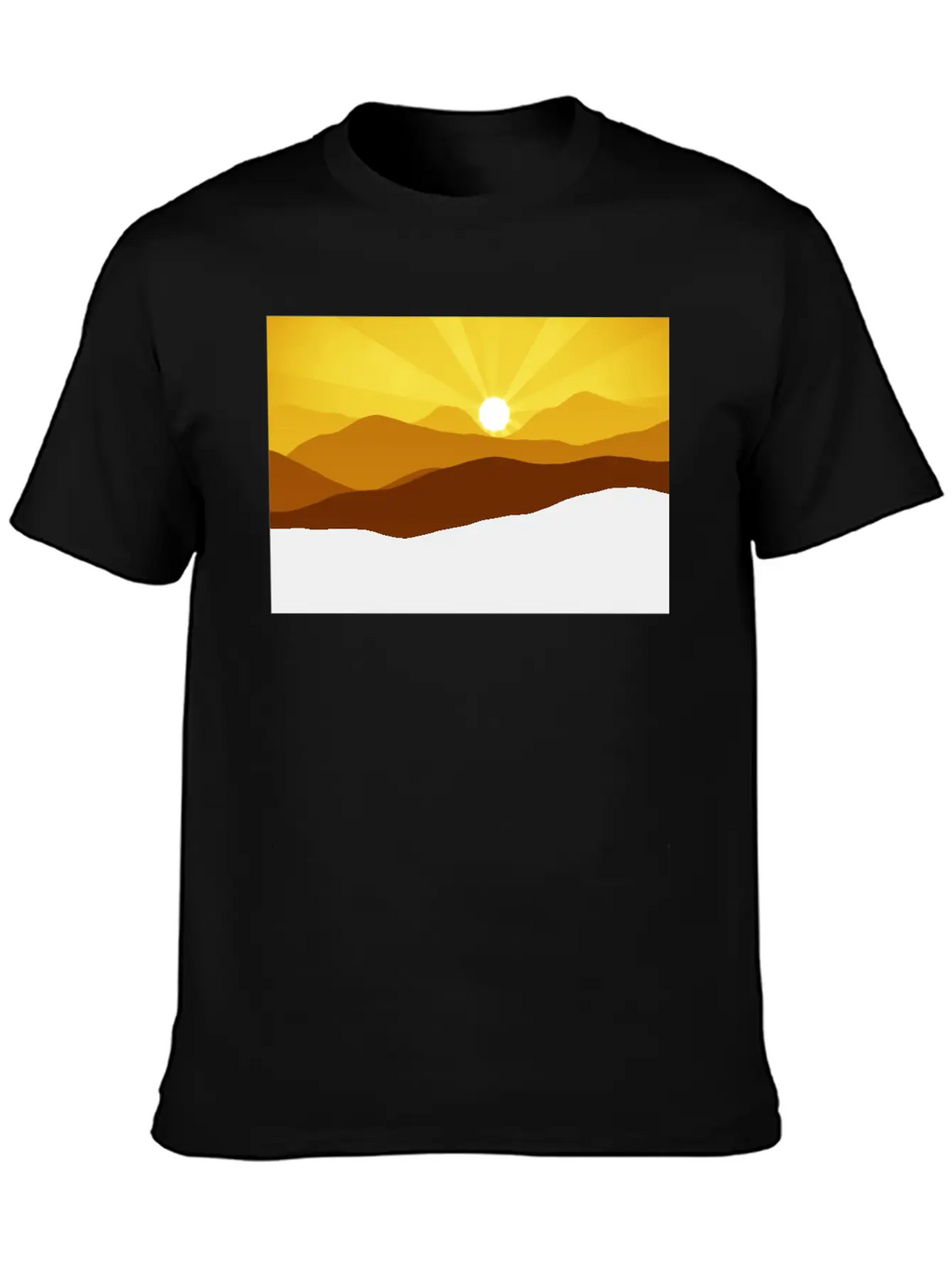 Mountain Breathable Graphic T-Shirt – Perfect For Casual Days