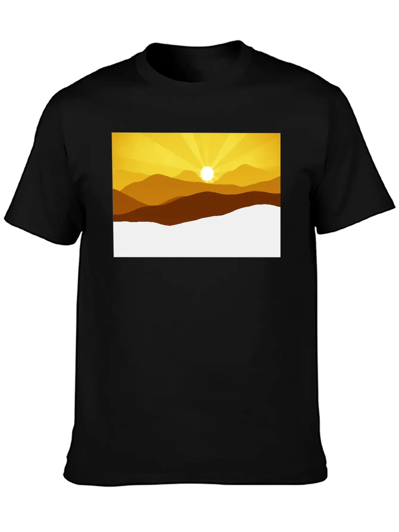 Mountain Breathable Graphic T-Shirt – Perfect For Casual Days