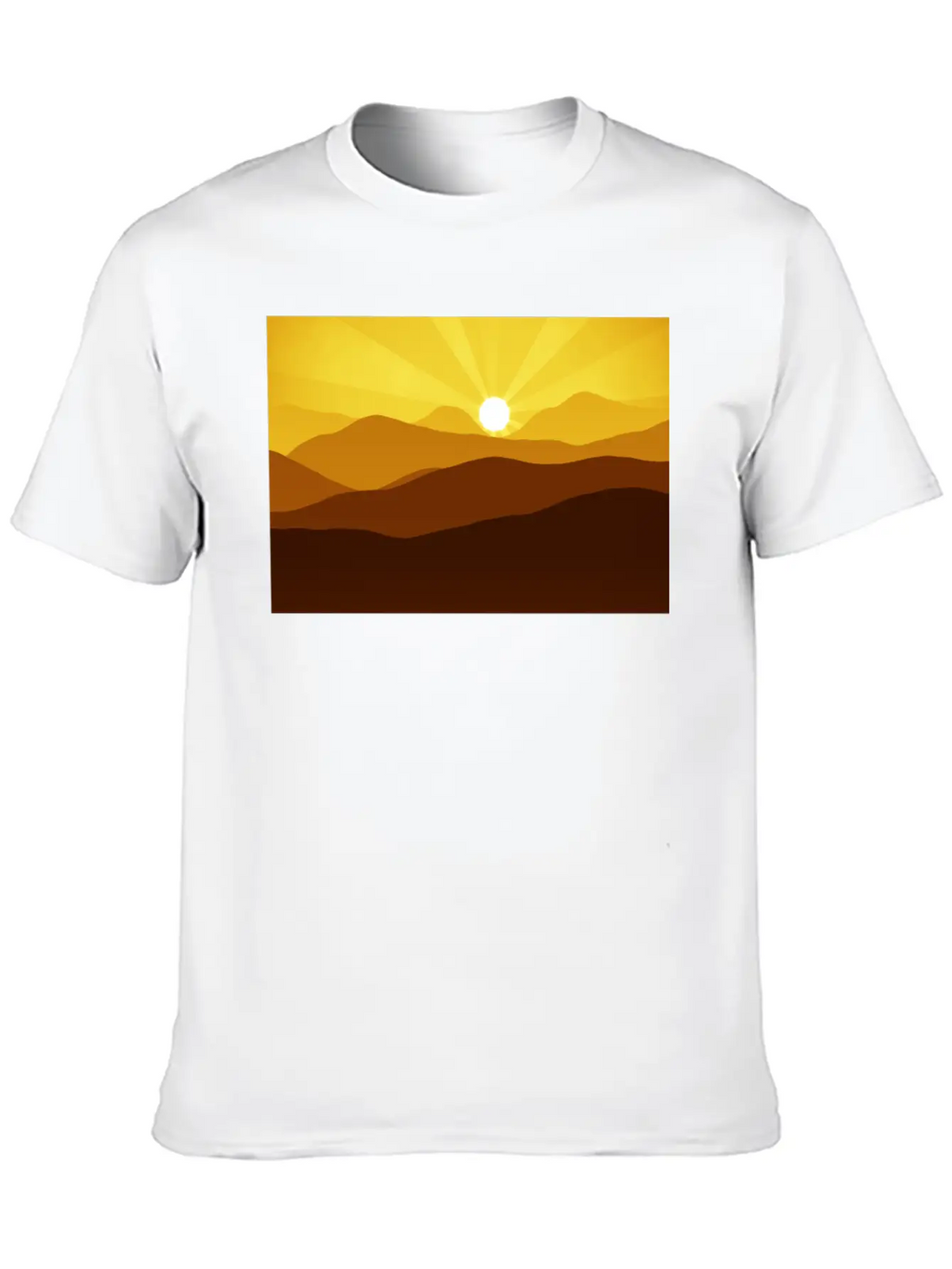 Mountain Breathable Graphic T-Shirt – Perfect For Casual Days
