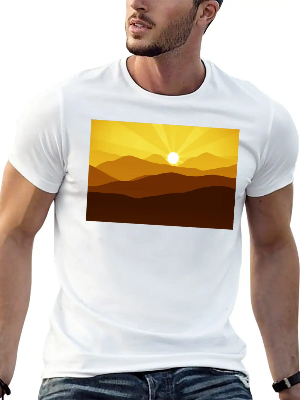 Mountain Breathable Graphic T-Shirt – Perfect For Casual Days