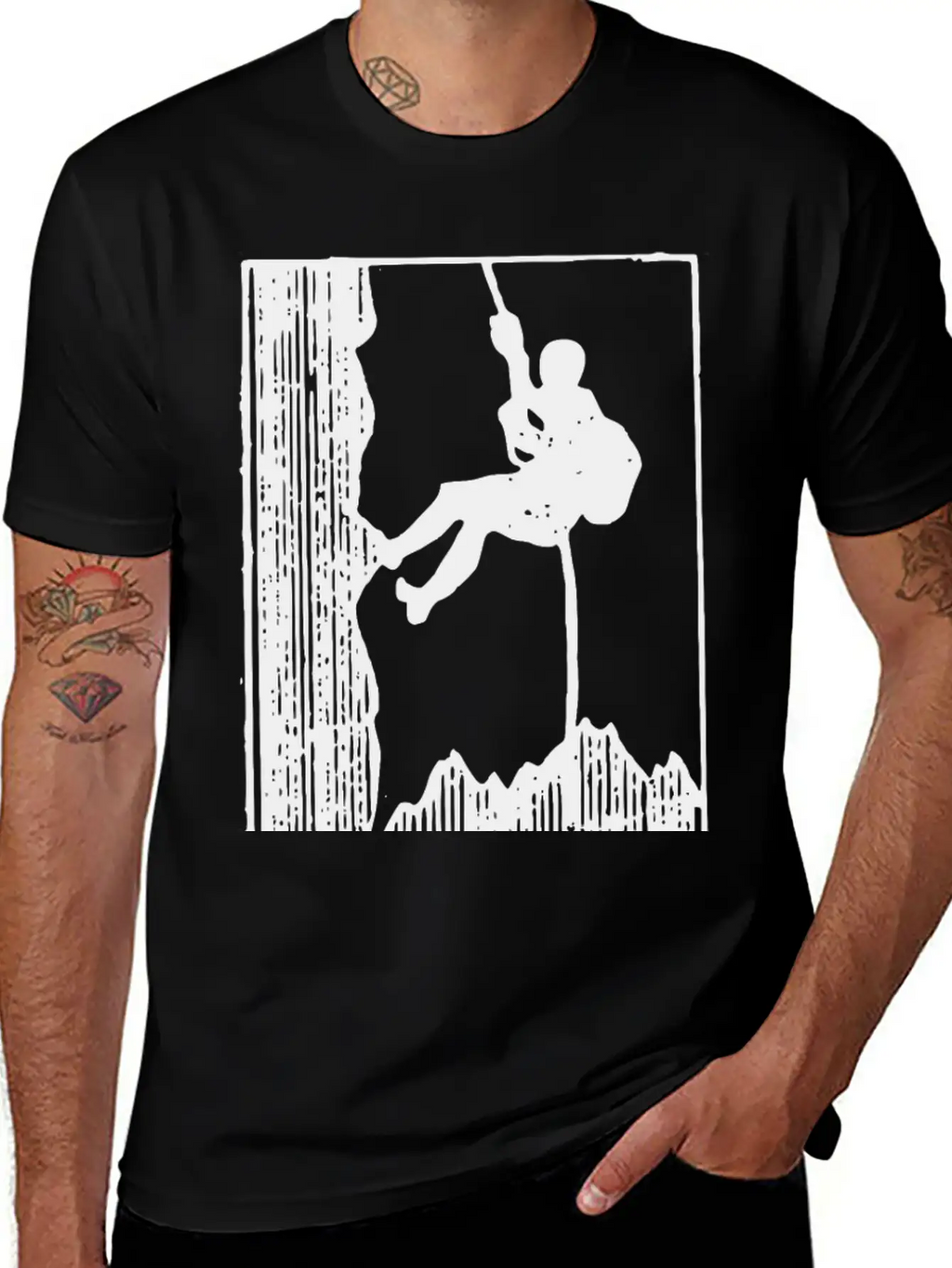 Mountain Climbing Breathable Soft Cotton T-Shirt – Timeless Casual Look