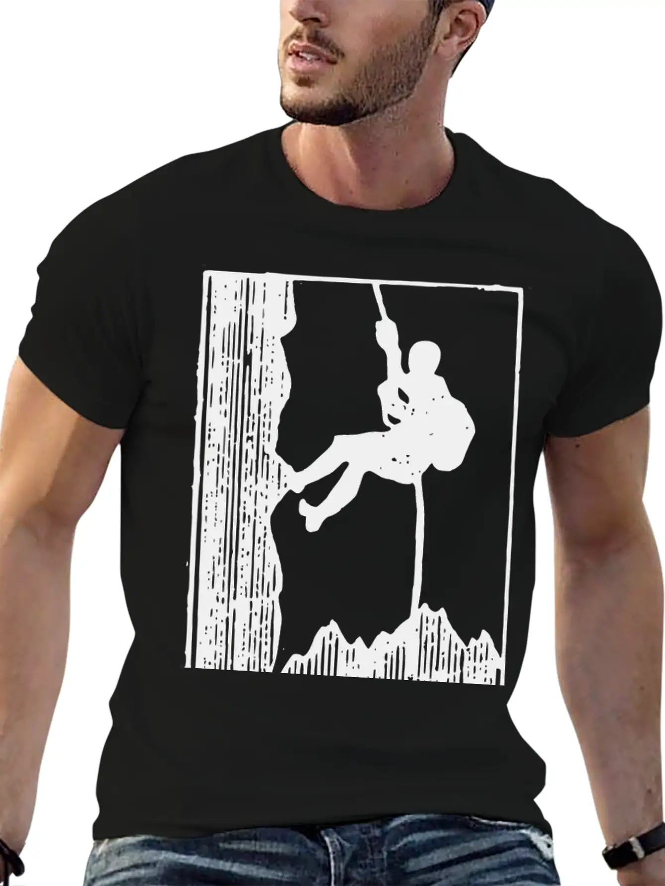 Mountain Climbing Breathable Soft Cotton T-Shirt – Timeless Casual Look