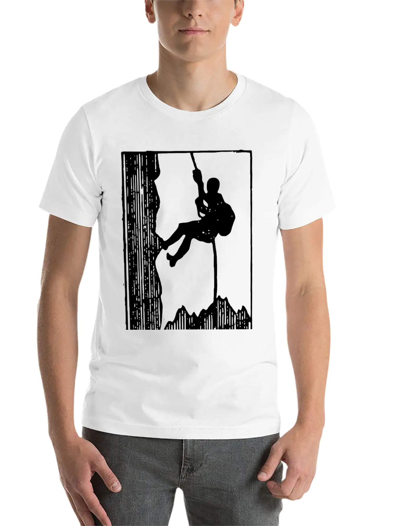 Mountain Climbing Breathable Soft Cotton T-Shirt – Timeless Casual Look