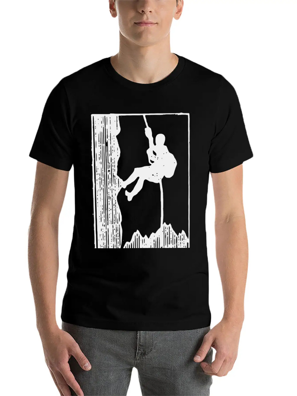 Mountain Climbing Breathable Soft Cotton T-Shirt – Timeless Casual Look