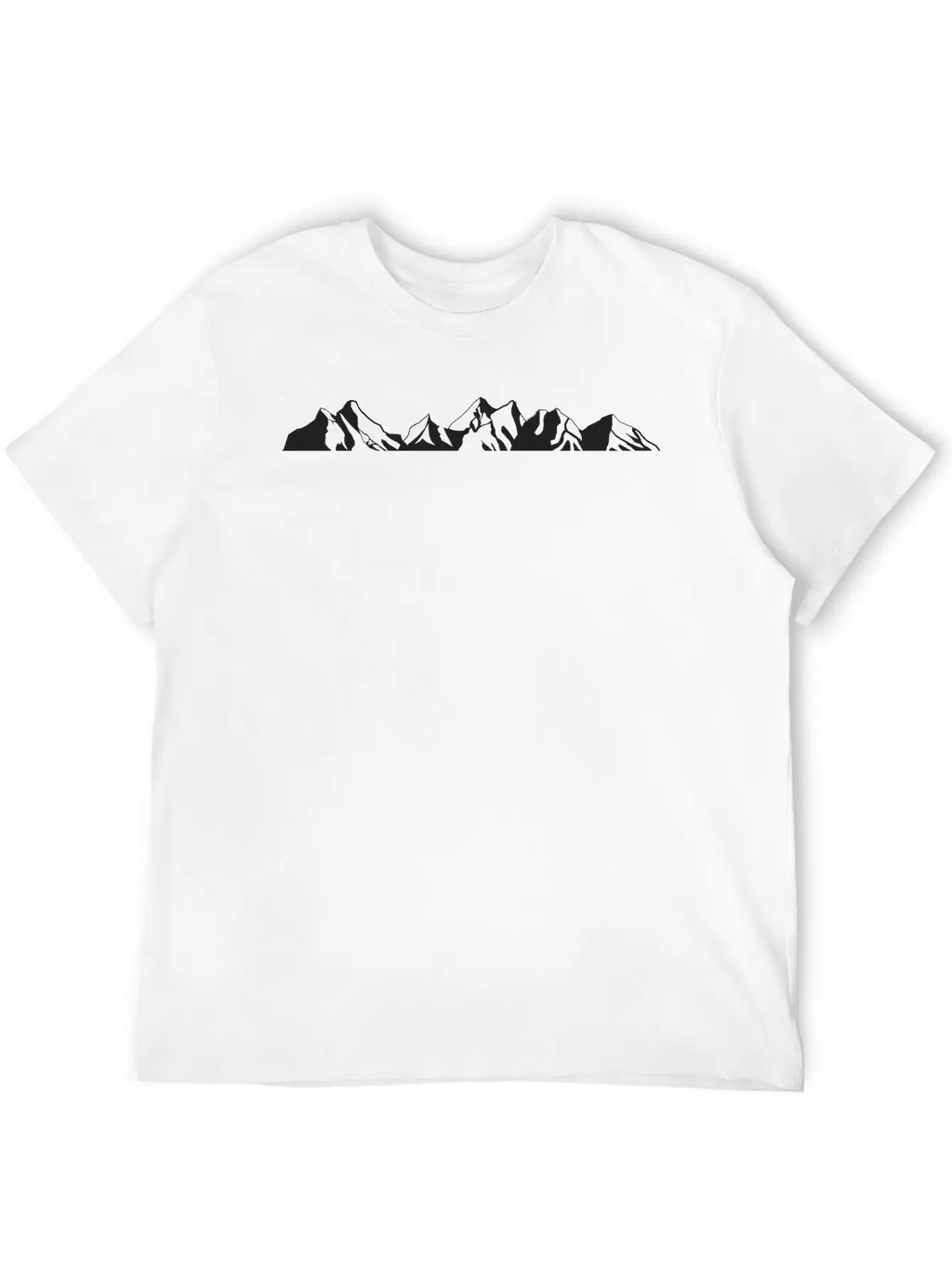 Mountain, Mountain Scene Essential Cotton Tee For Daily Outfits – Unisex Style